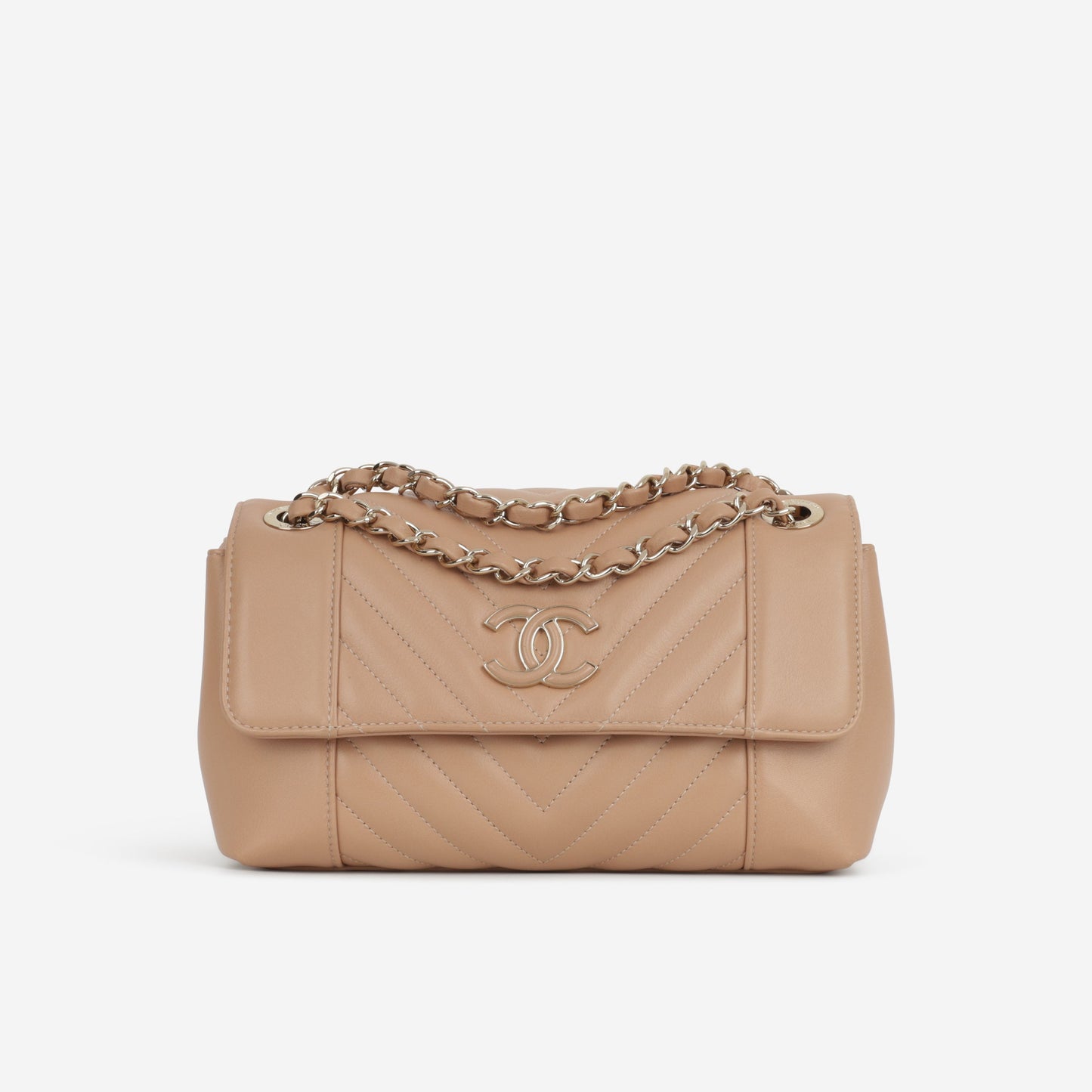 Chanel Small Daily Flap - Caramel Lambskin | Champagne Gold Hardware