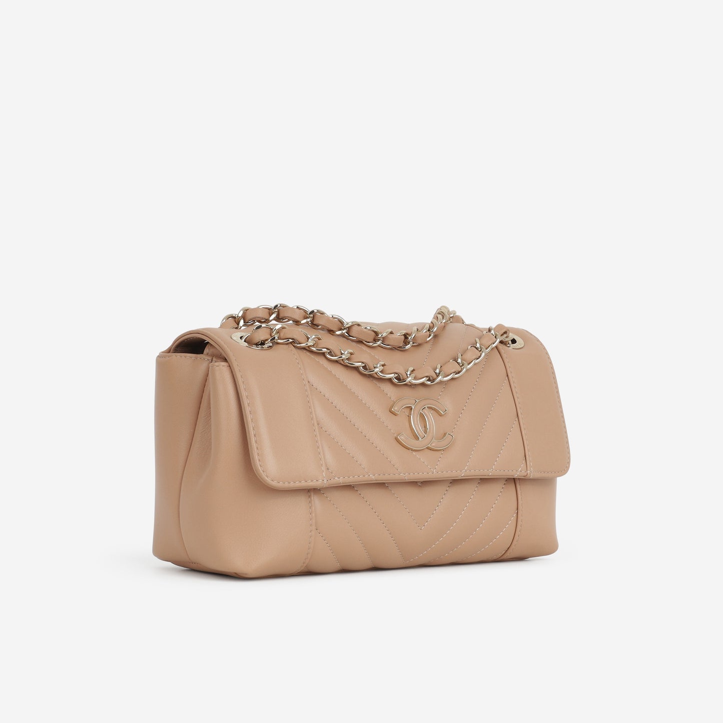 Chanel Small Daily Flap - Caramel Lambskin | Champagne Gold Hardware