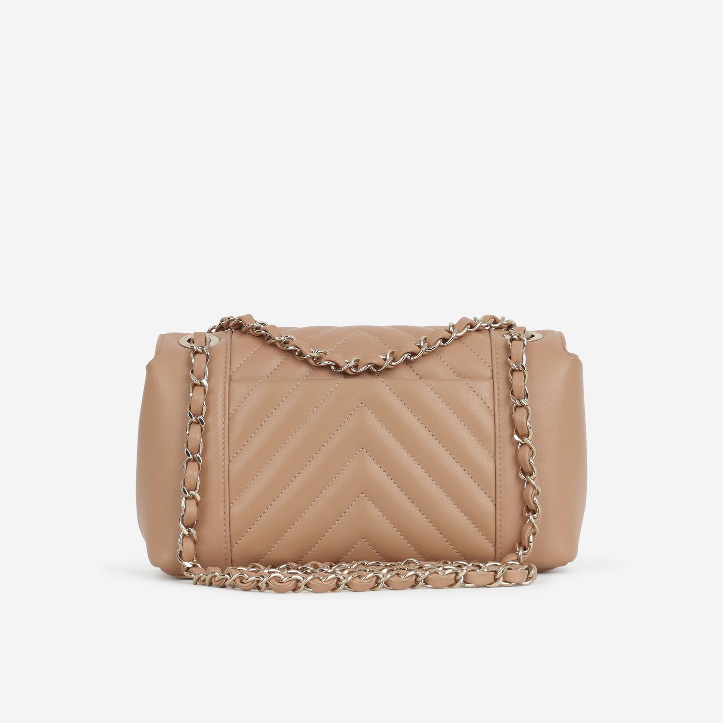 Chanel Small Daily Flap - Caramel Lambskin | Champagne Gold Hardware