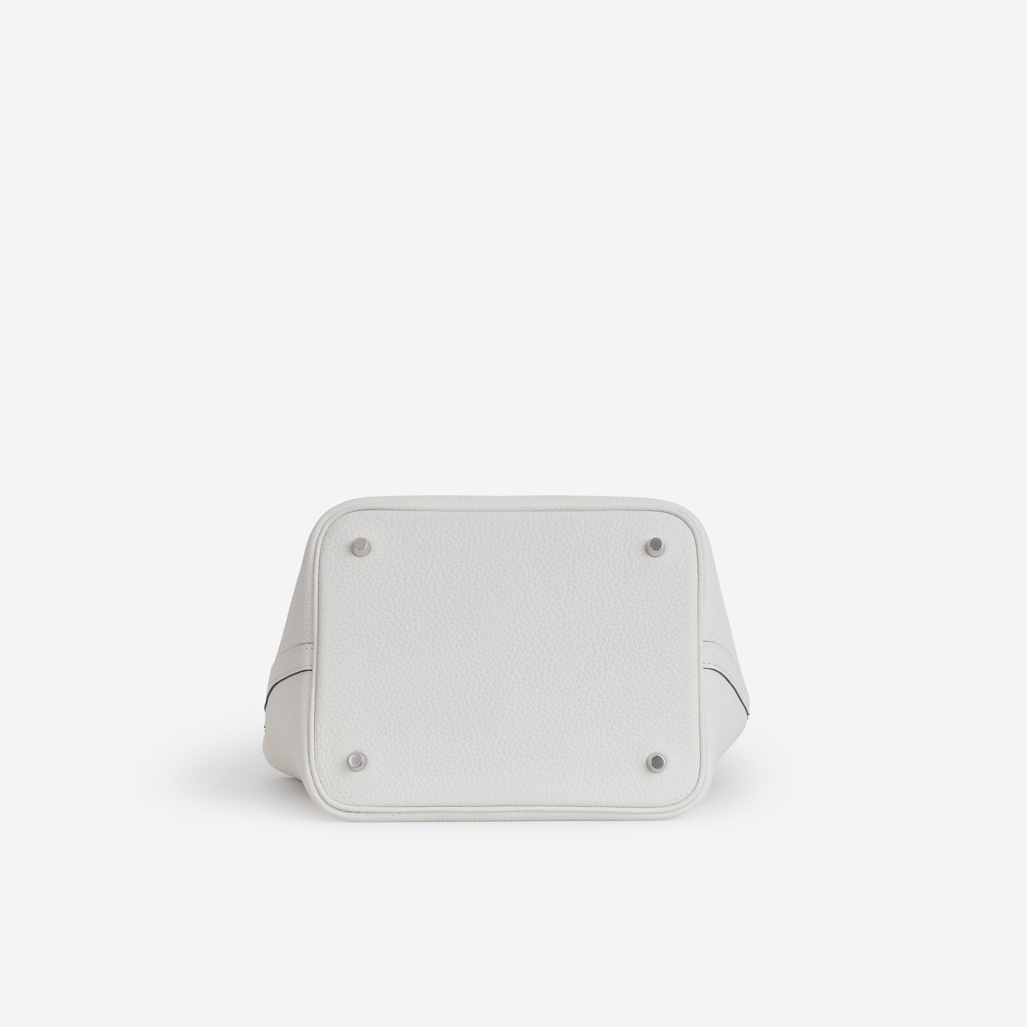 Hermès Picotin 22 Touch - New White Clemence / Beton Alligator Mississippiensis | Palladium Hardware