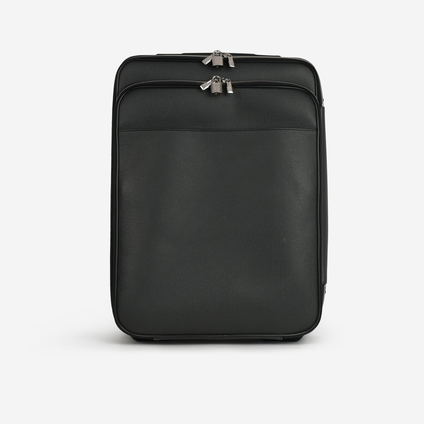 Louis Vuitton Pégase 55 Suitcase - Black Taiga Leather | Silver Hardware