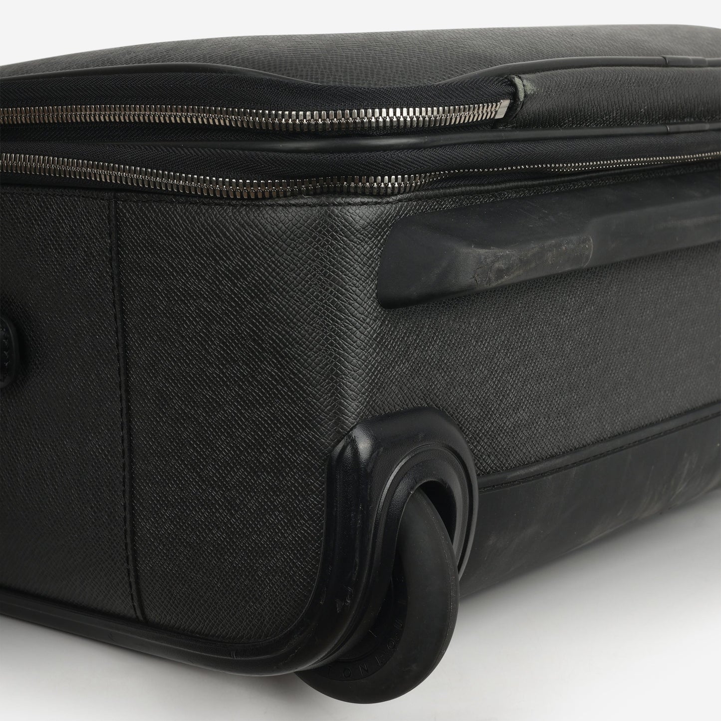 Louis Vuitton Pégase 55 Suitcase - Black Taiga Leather | Silver Hardware