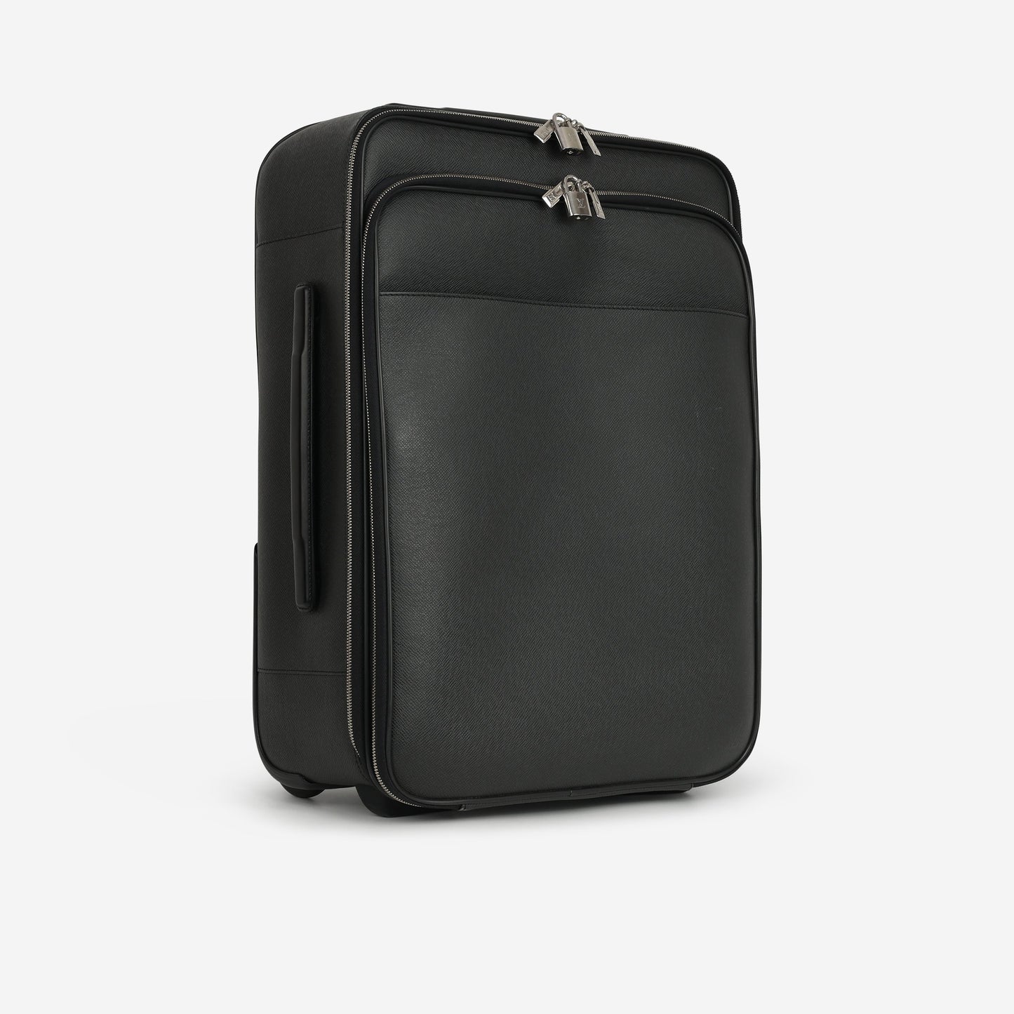 Louis Vuitton Pégase 55 Suitcase - Black Taiga Leather | Silver Hardware