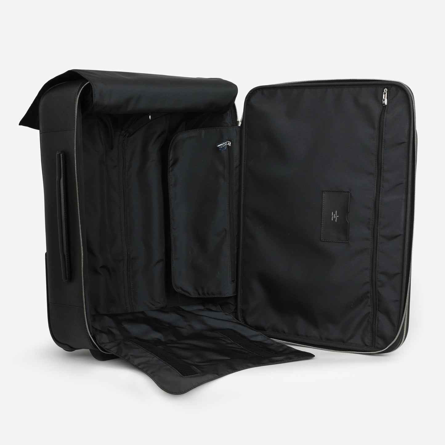 Louis Vuitton Pégase 55 Suitcase - Black Taiga Leather | Silver Hardware