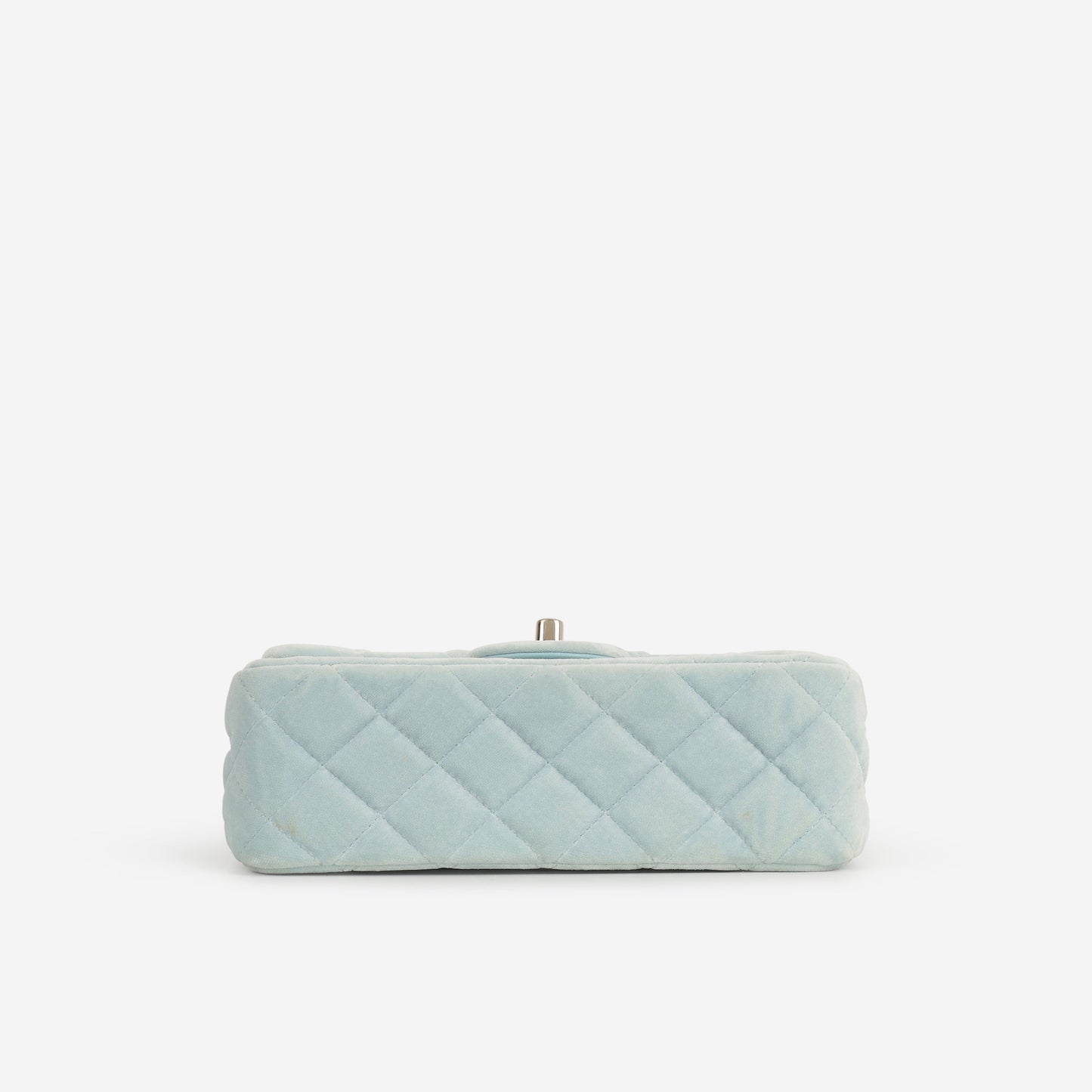 Chanel Mini Rectangular Pearl Crush - Mint Green Velvet | Light Gold Hardware