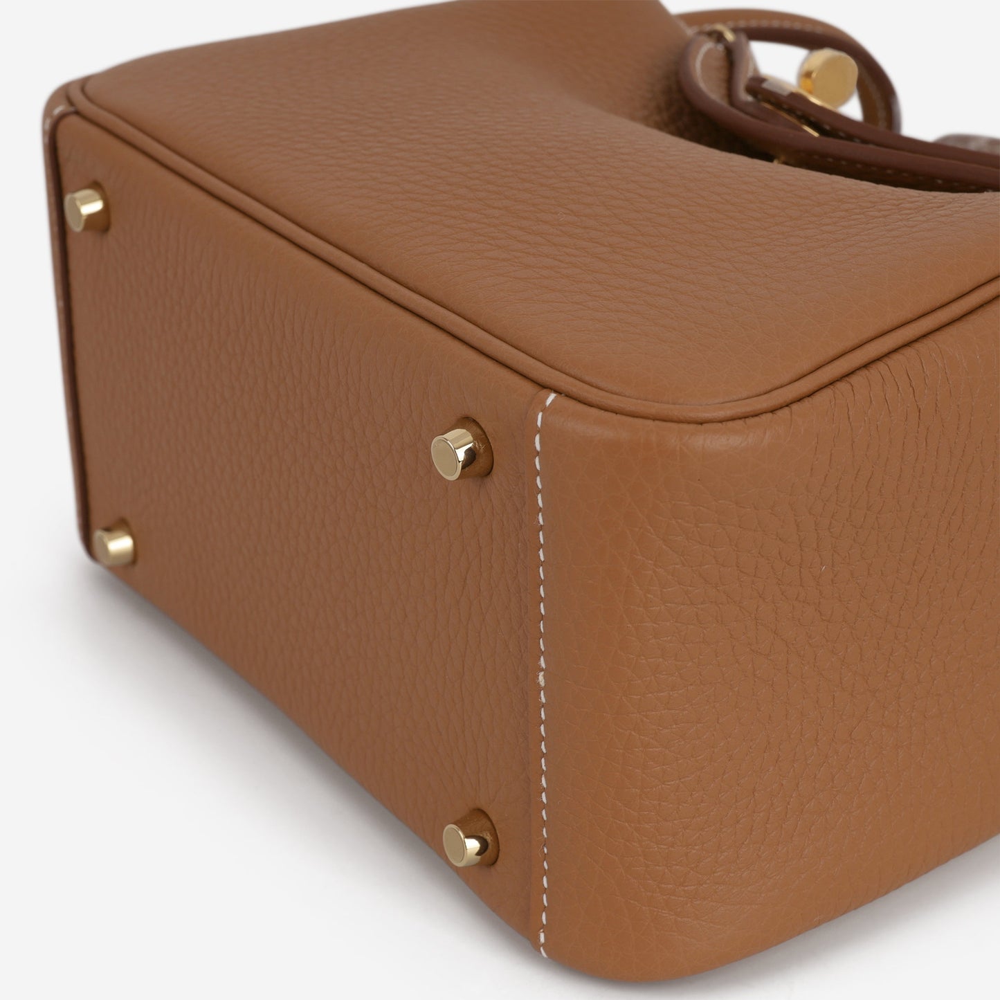 Hermès Hermès Mini Lindy - Gold Clemence | Gold Hardware