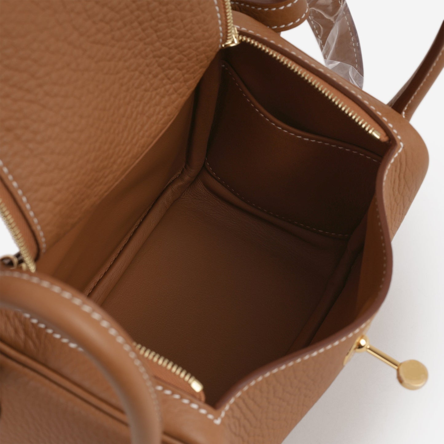 Hermès Hermès Mini Lindy - Gold Clemence | Gold Hardware
