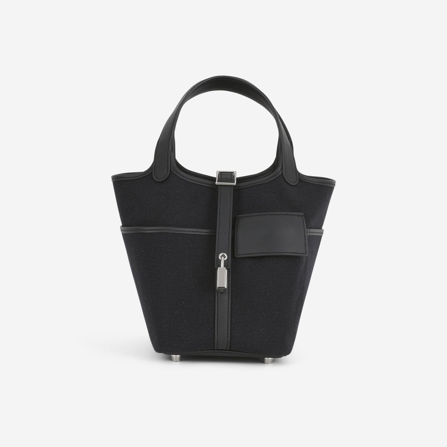 Hermès Picotin 18 Cargo - Noir Canvas / Swift | Palladium Hardware