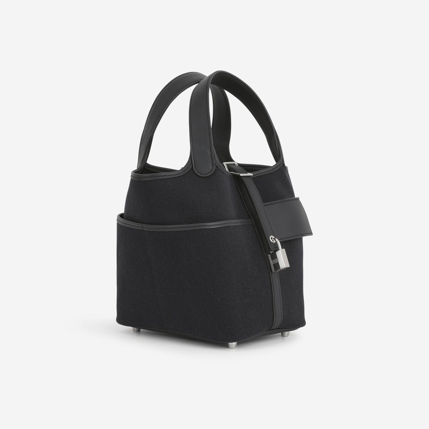 Hermès Picotin 18 Cargo - Noir Canvas / Swift | Palladium Hardware