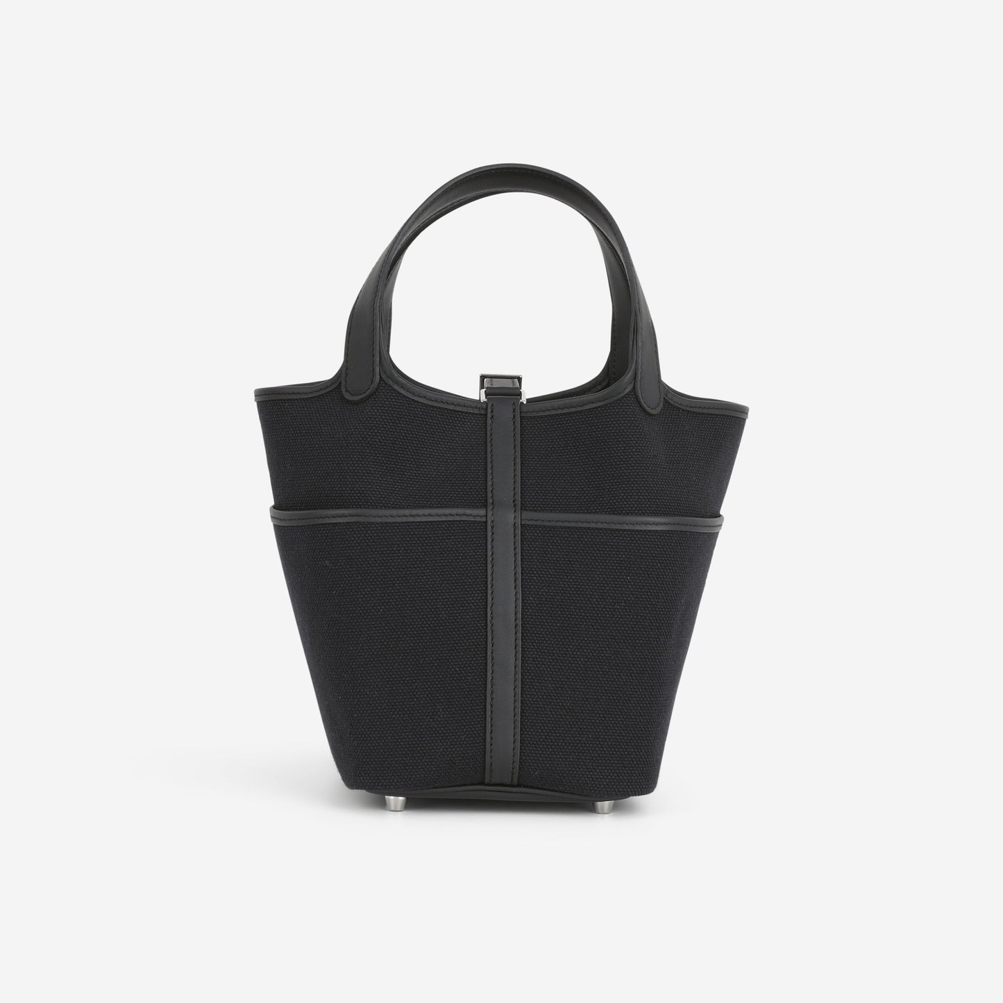 Hermès Picotin 18 Cargo - Noir Canvas / Swift | Palladium Hardware