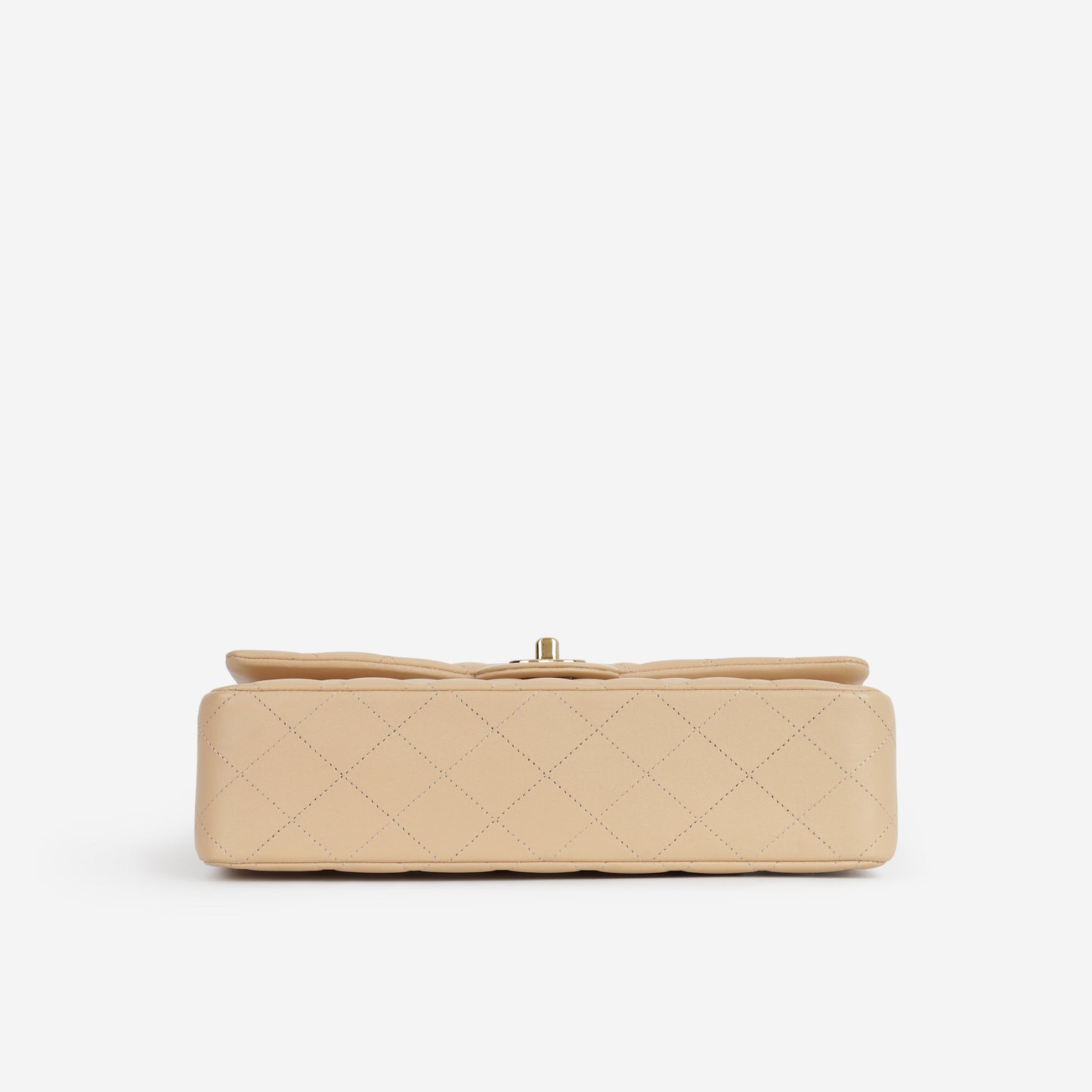 Chanel Medium Classic Flap - Beige Lambskin | Gold Hardware