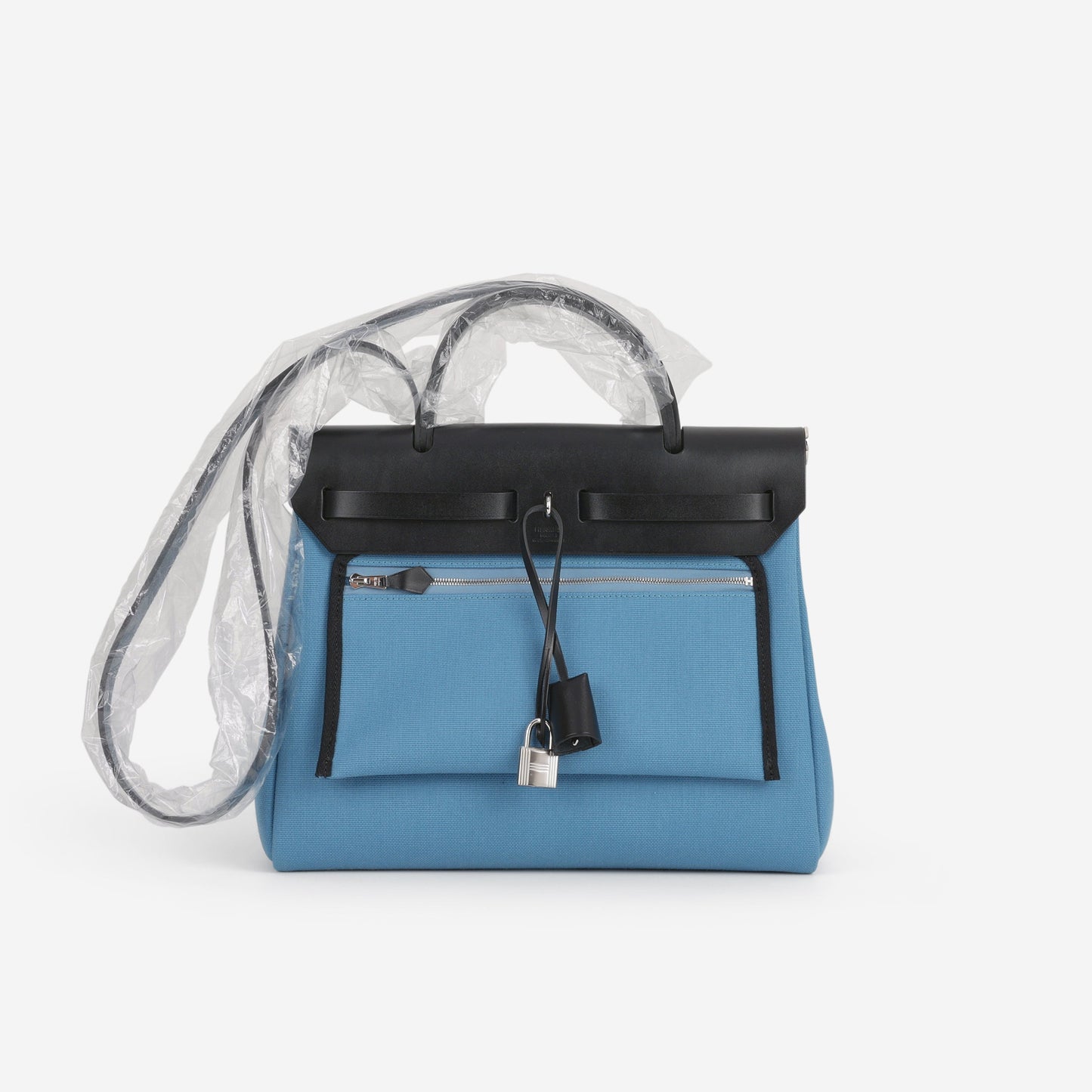 Hermès Herbag 31 - Bleu Jean / Black Hunter | Palladium Hardware
