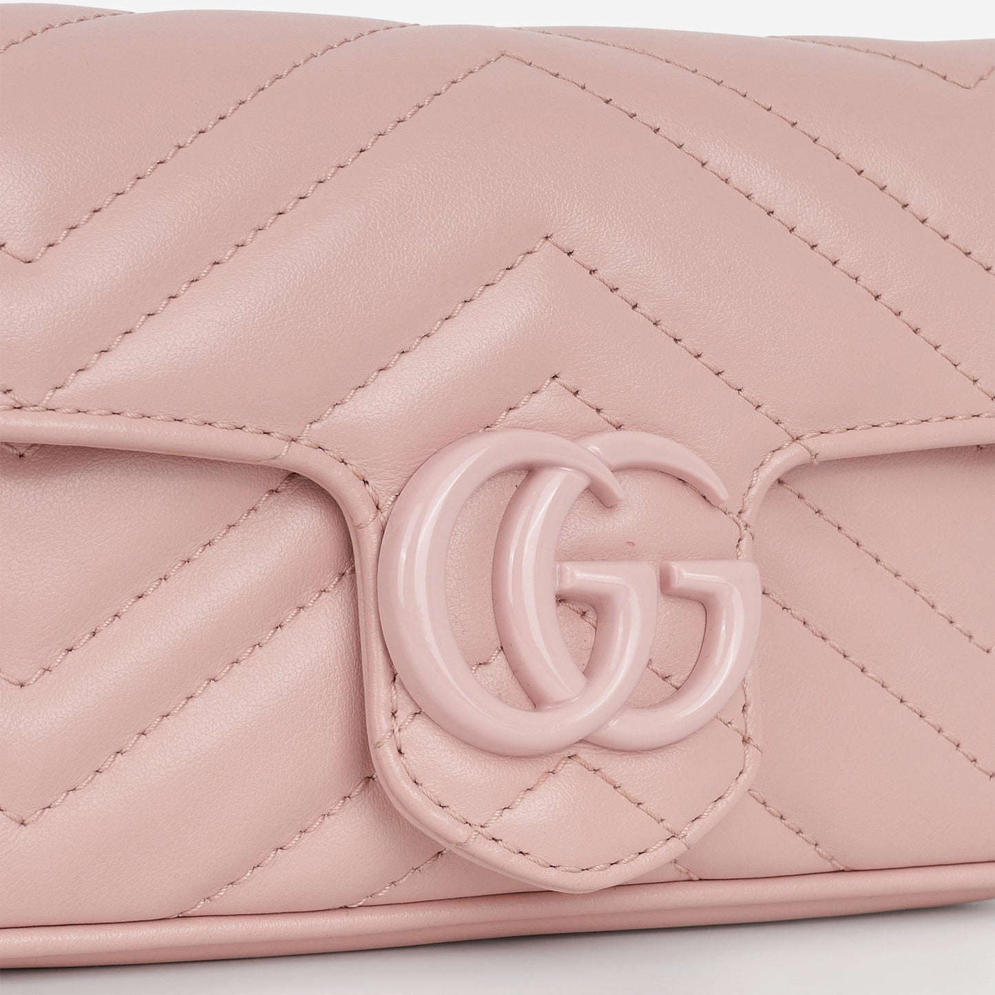 Gucci Super Mini Marmont - So Pink Calfskin | Tonal Hardware