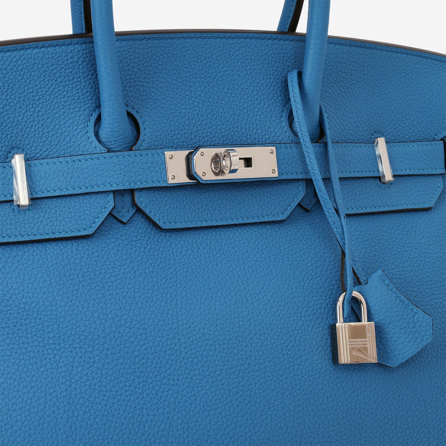 Hermès Verso Birkin 35 - Bleu Zanzibar Togo / Malachite Interior | Palladium Hardware