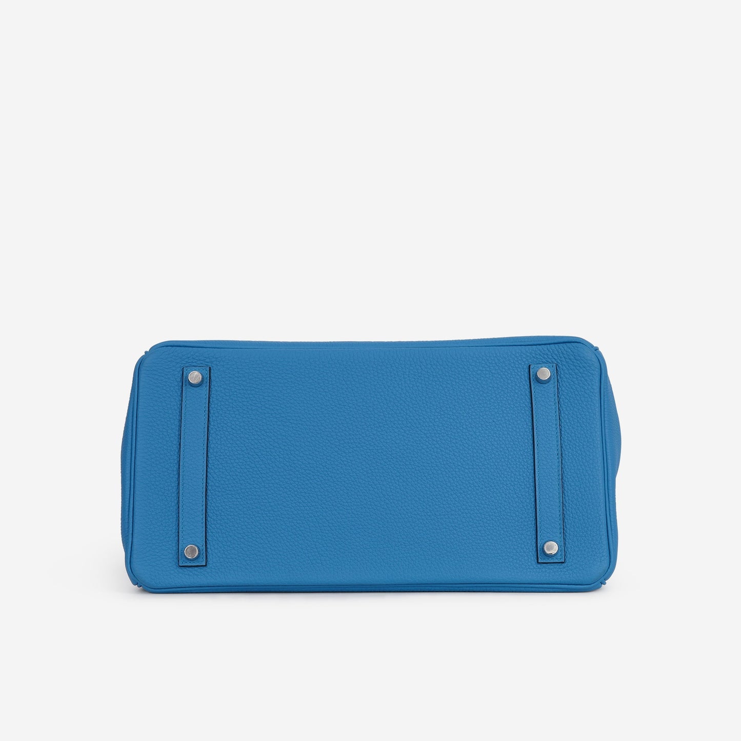 Hermès Verso Birkin 35 - Bleu Zanzibar Togo / Malachite Interior | Palladium Hardware