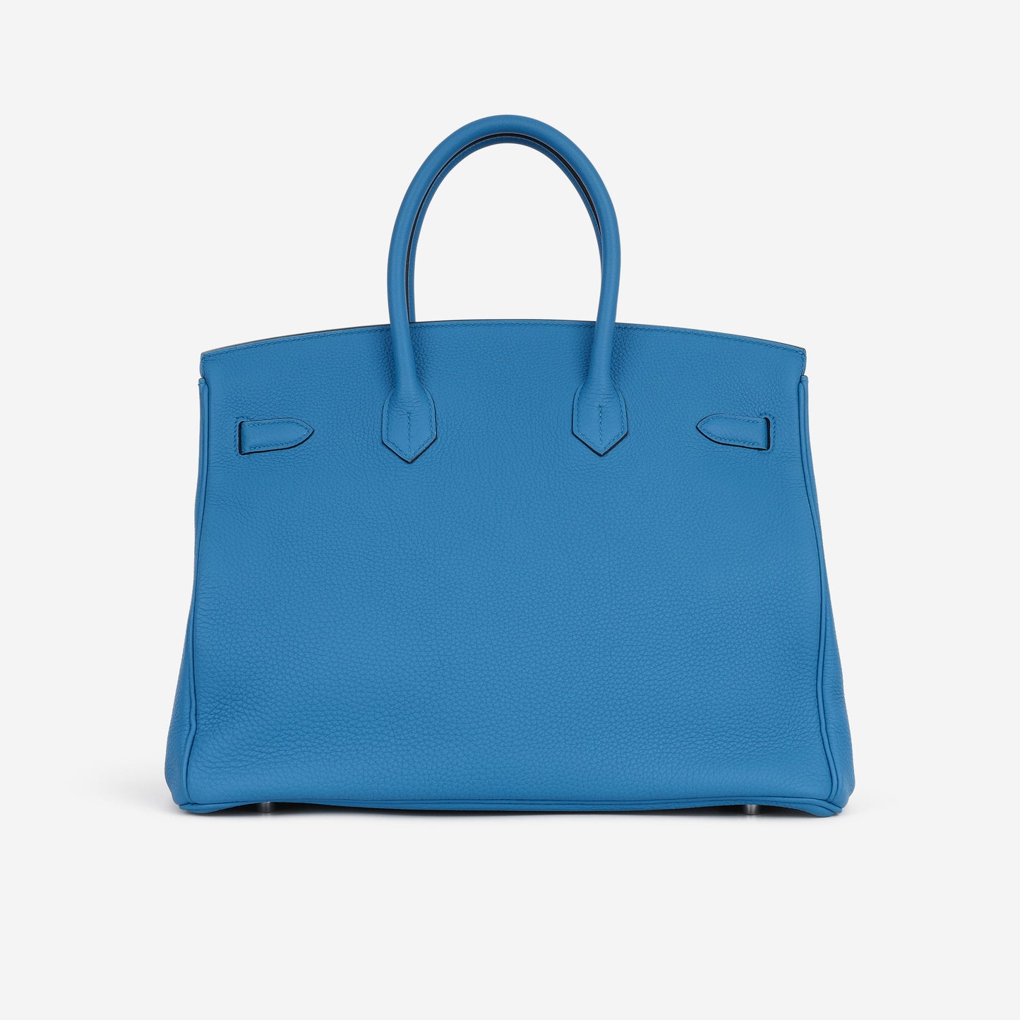 Hermès Verso Birkin 35 - Bleu Zanzibar Togo / Malachite Interior | Palladium Hardware