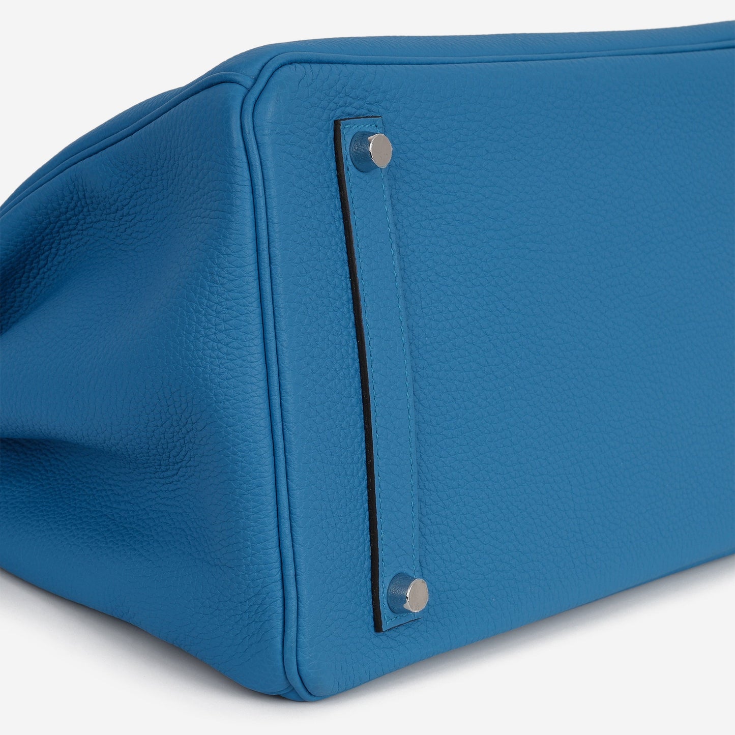 Hermès Verso Birkin 35 - Bleu Zanzibar Togo / Malachite Interior | Palladium Hardware