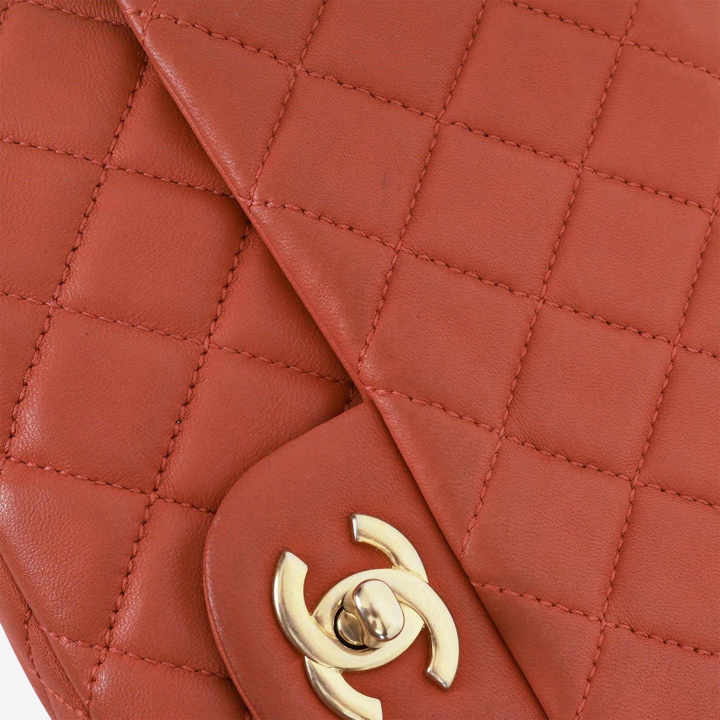 Chanel Valentine Charm Chain Flap - Red Lambskin | Gold Hardware
