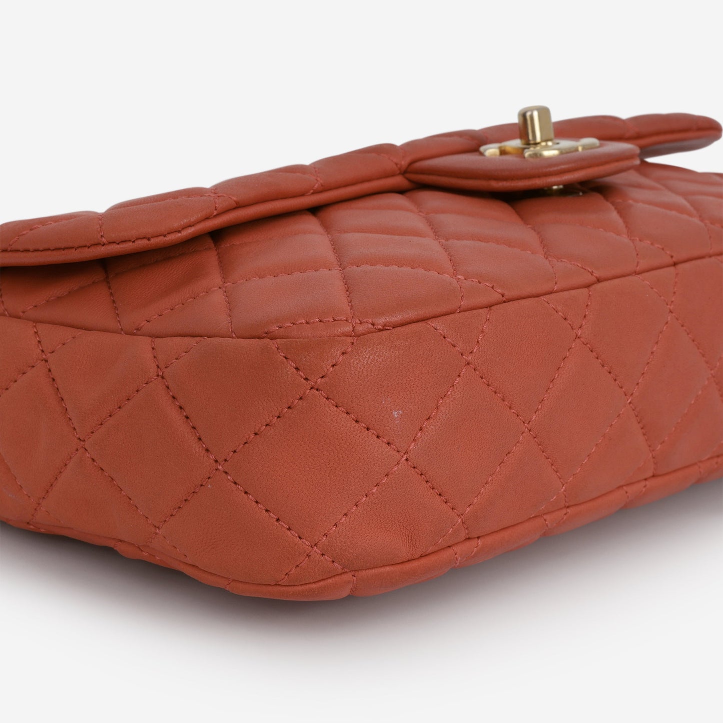 Chanel Valentine Charm Chain Flap - Red Lambskin | Gold Hardware