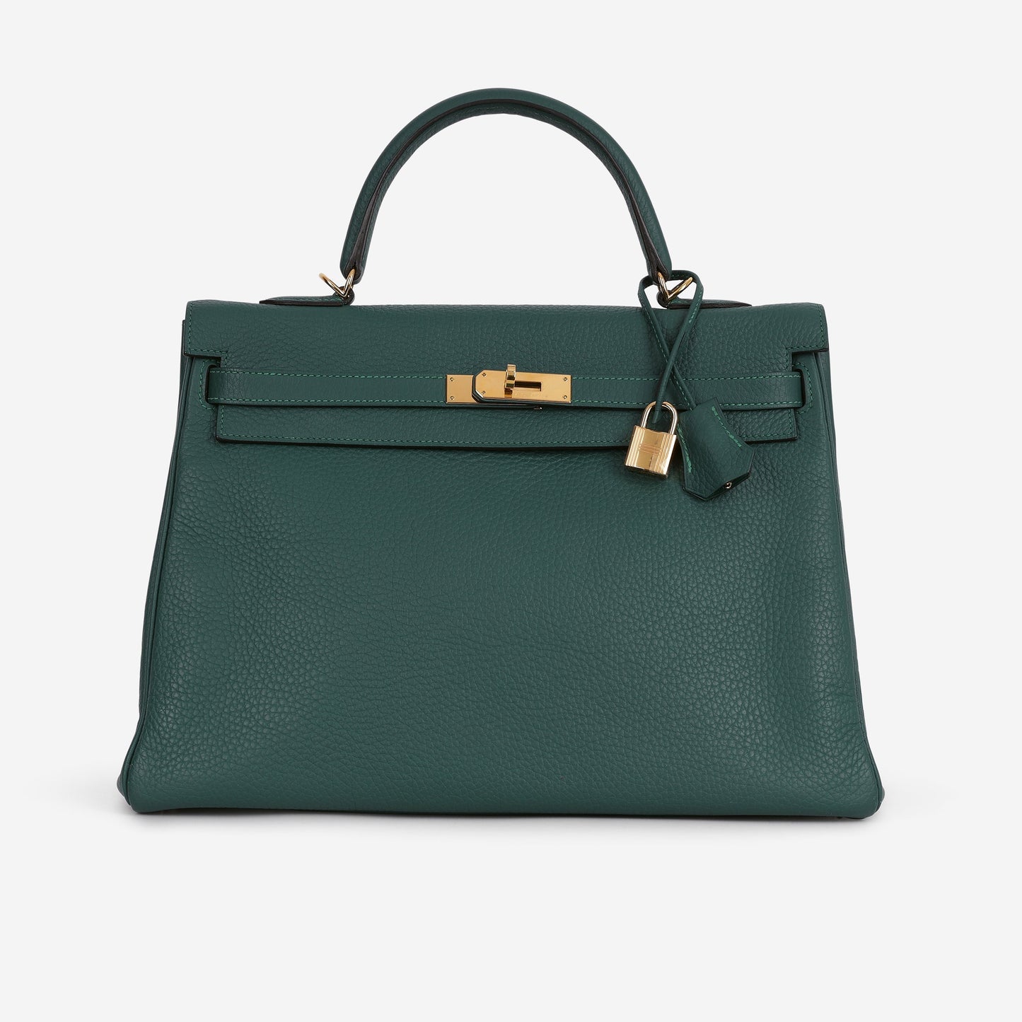 Hermès Kelly 35 - Malachite Clemence | Gold Hardware