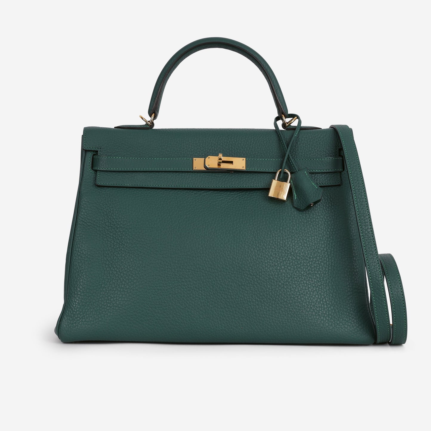 Hermès Kelly 35 - Malachite Clemence | Gold Hardware