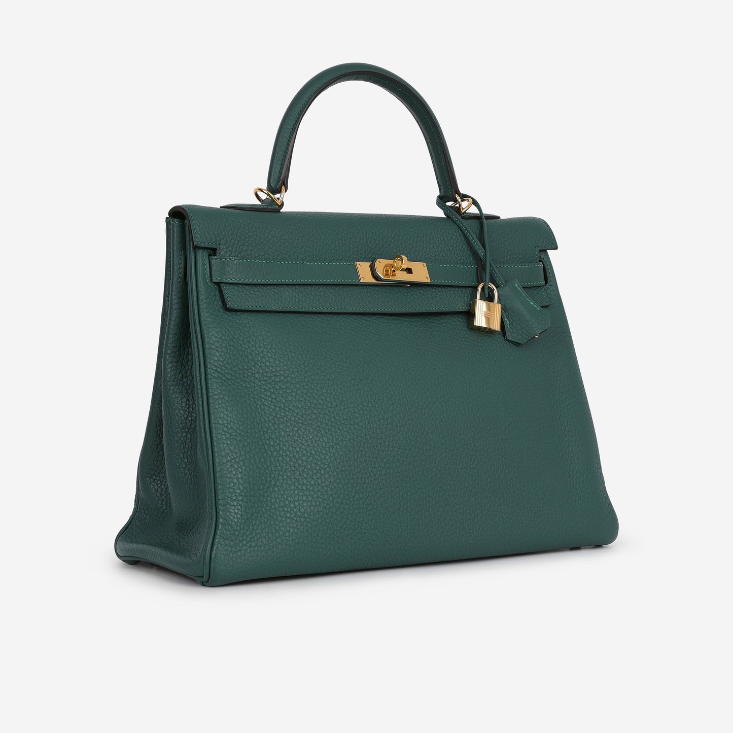 Hermès Kelly 35 - Malachite Clemence | Gold Hardware