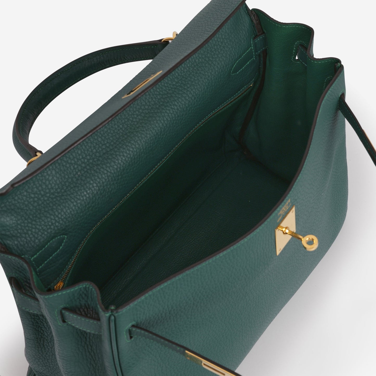 Hermès Kelly 35 - Malachite Clemence | Gold Hardware