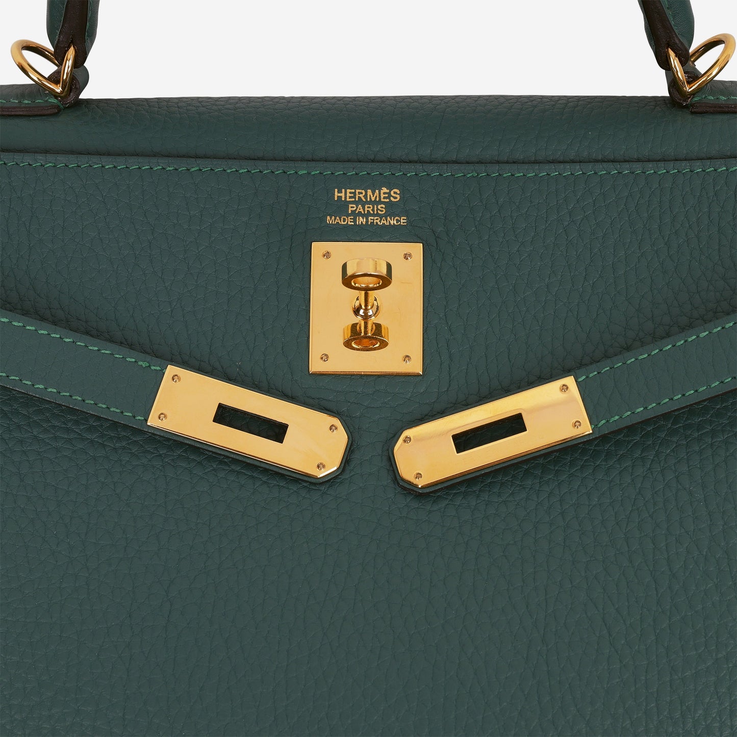 Hermès Kelly 35 - Malachite Clemence | Gold Hardware