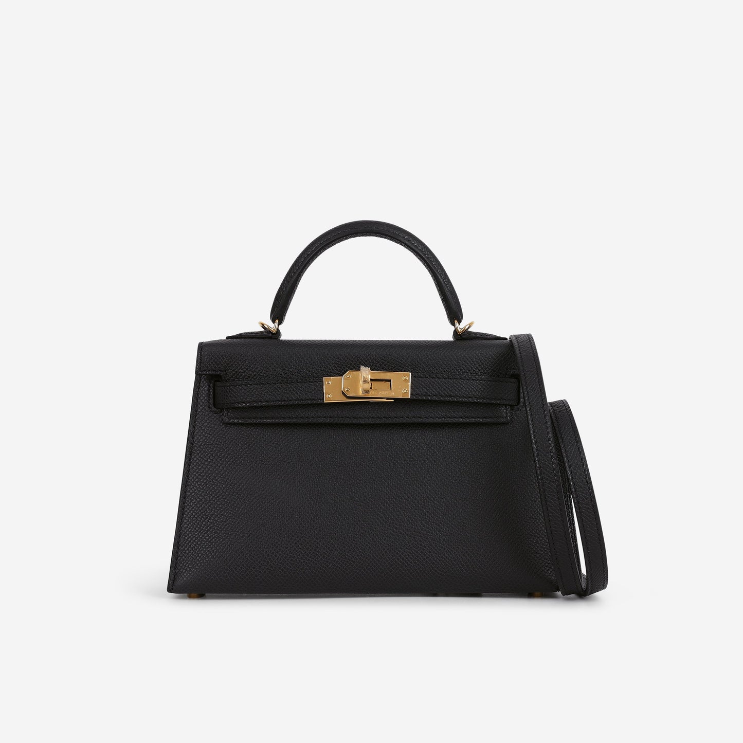 Hermès Mini Kelly 20cm - Black Epsom | Gold Hardware