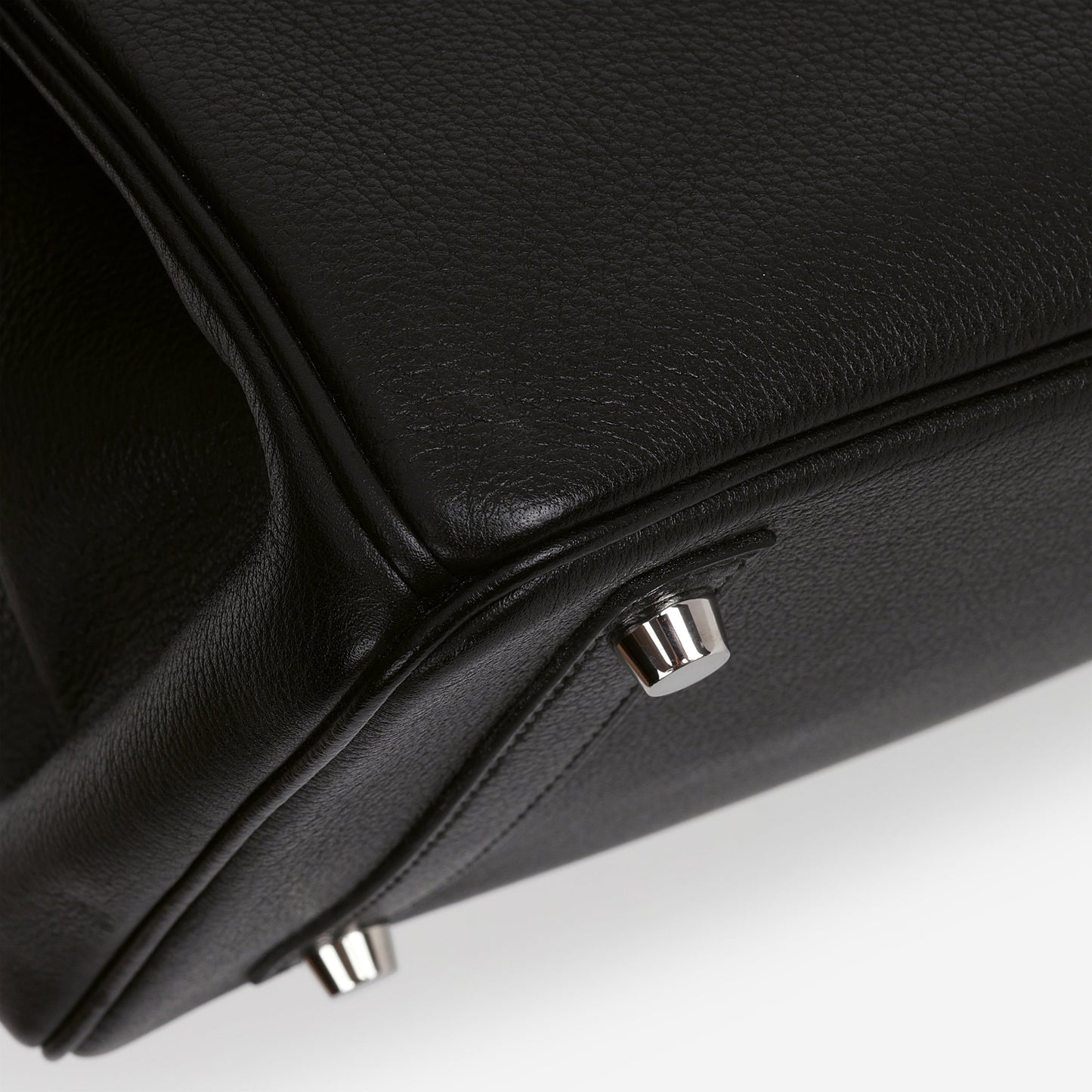 Hermès Birkin 30 Touch - Black Novillo / Bleu Marine Crocodile Niloticus | Palladium Hardware