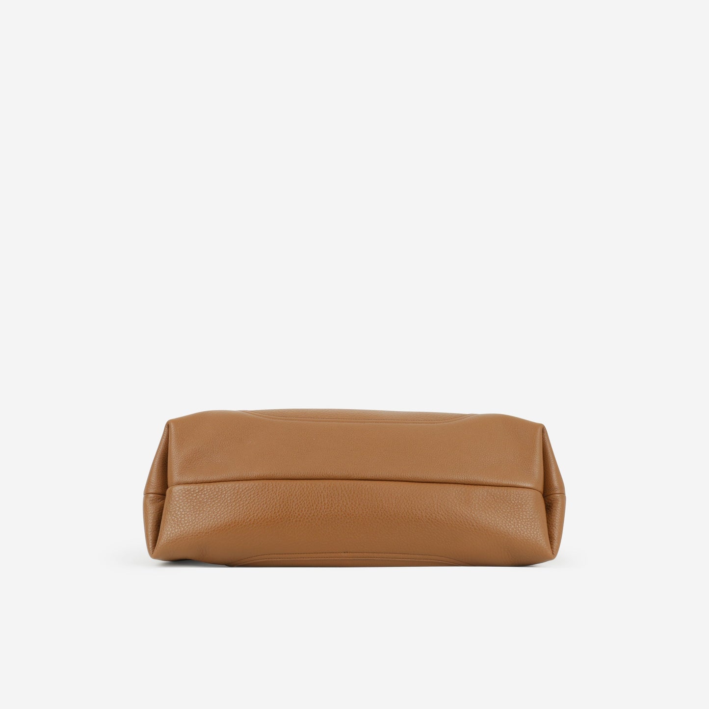 Gucci Softbit Maxi Shoulder Bag - Brown Grained Leather | Gold Hardware