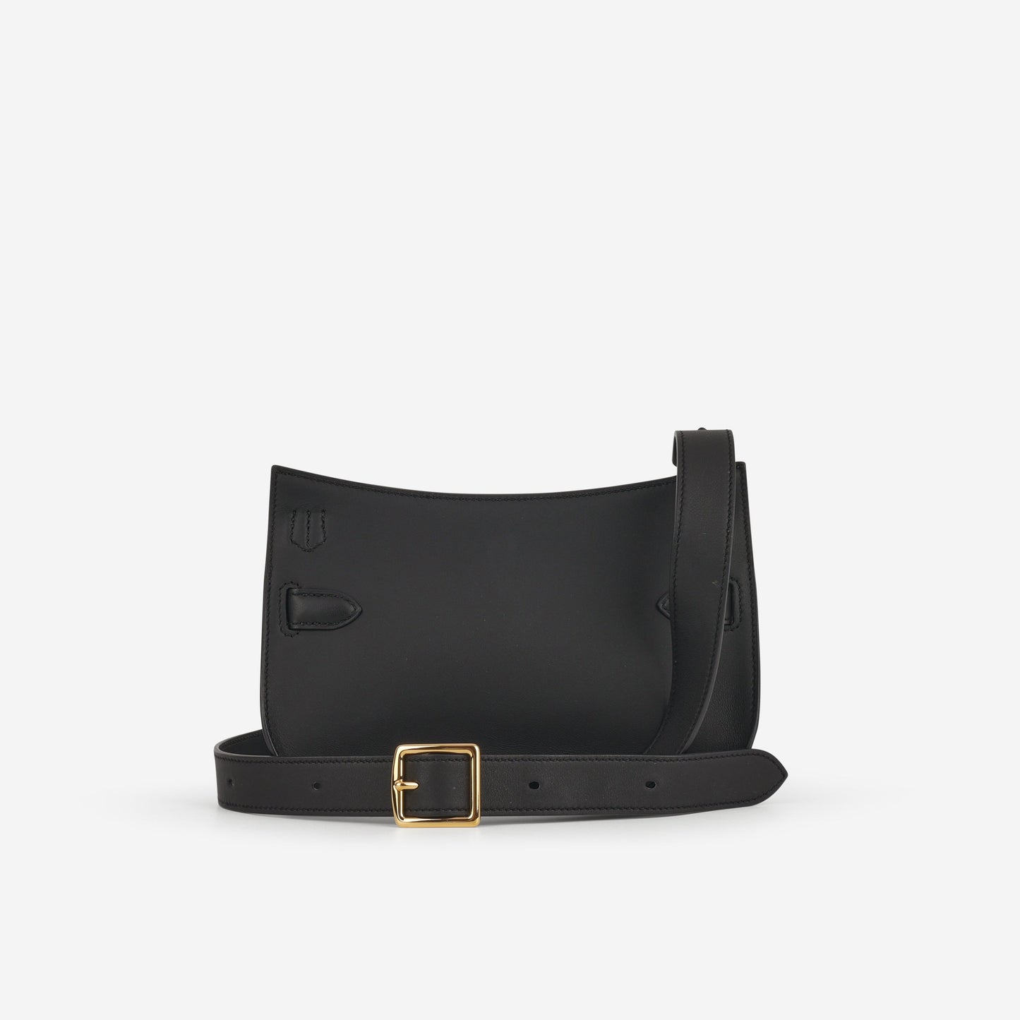 Hermès Mini Jypsiere - Black Swift | Gold Hardware