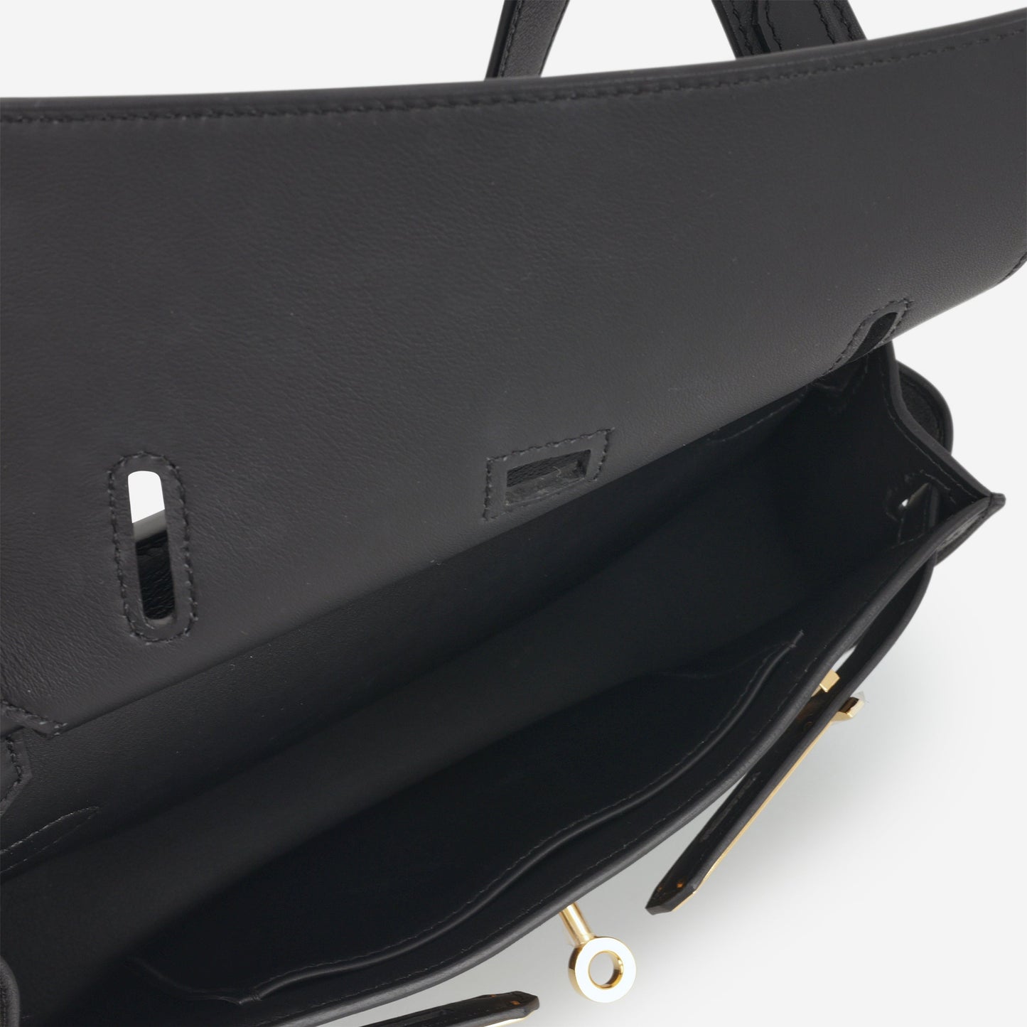Hermès Mini Jypsiere - Black Swift | Gold Hardware
