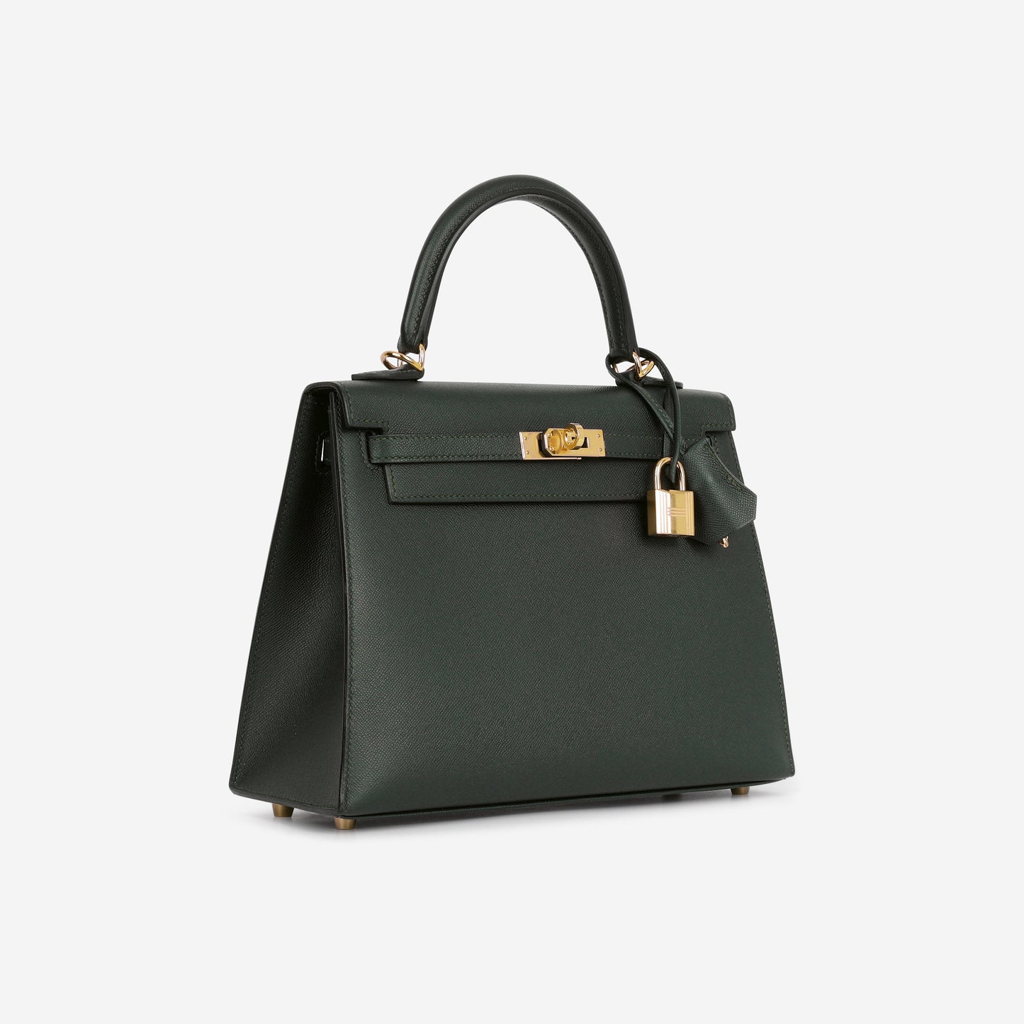 Hermès Kelly 25 - Vert Rousseau Madame | Gold Hardware