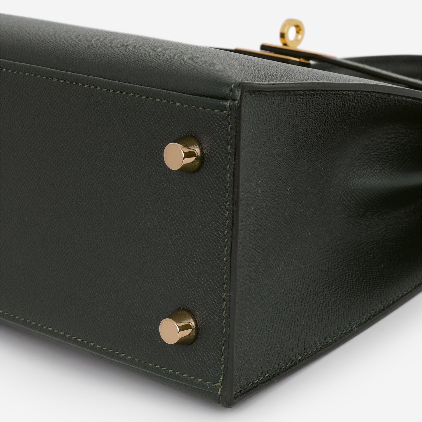 Hermès Kelly 25 - Vert Rousseau Madame | Gold Hardware