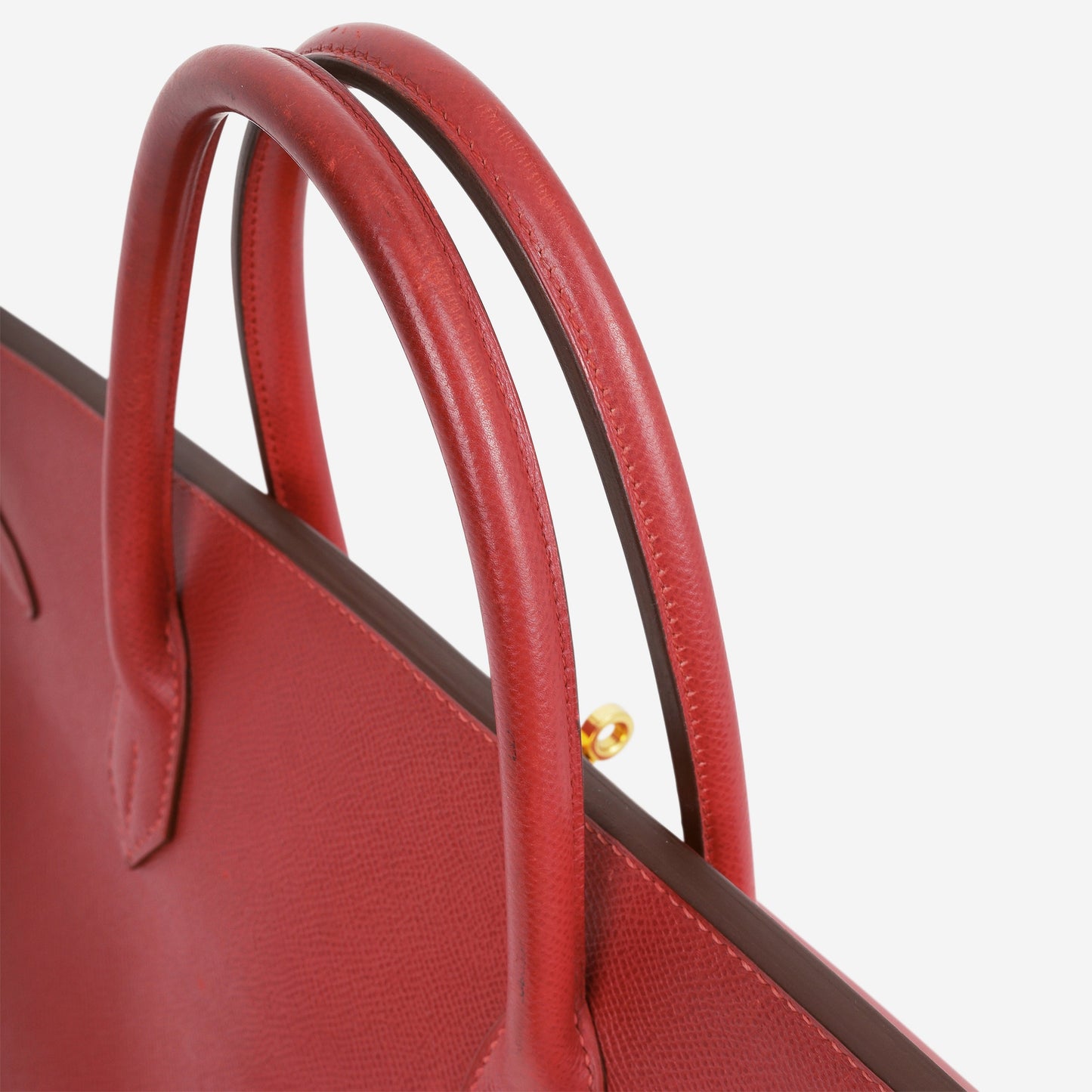 Hermès Vintage Birkin 40 - Rouge Vif Courchevel | Gold Hardware