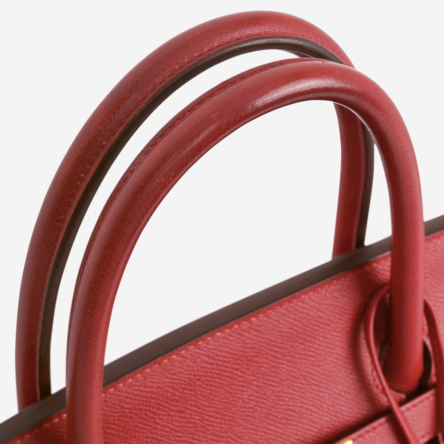 Hermès Vintage Birkin 40 - Rouge Vif Courchevel | Gold Hardware