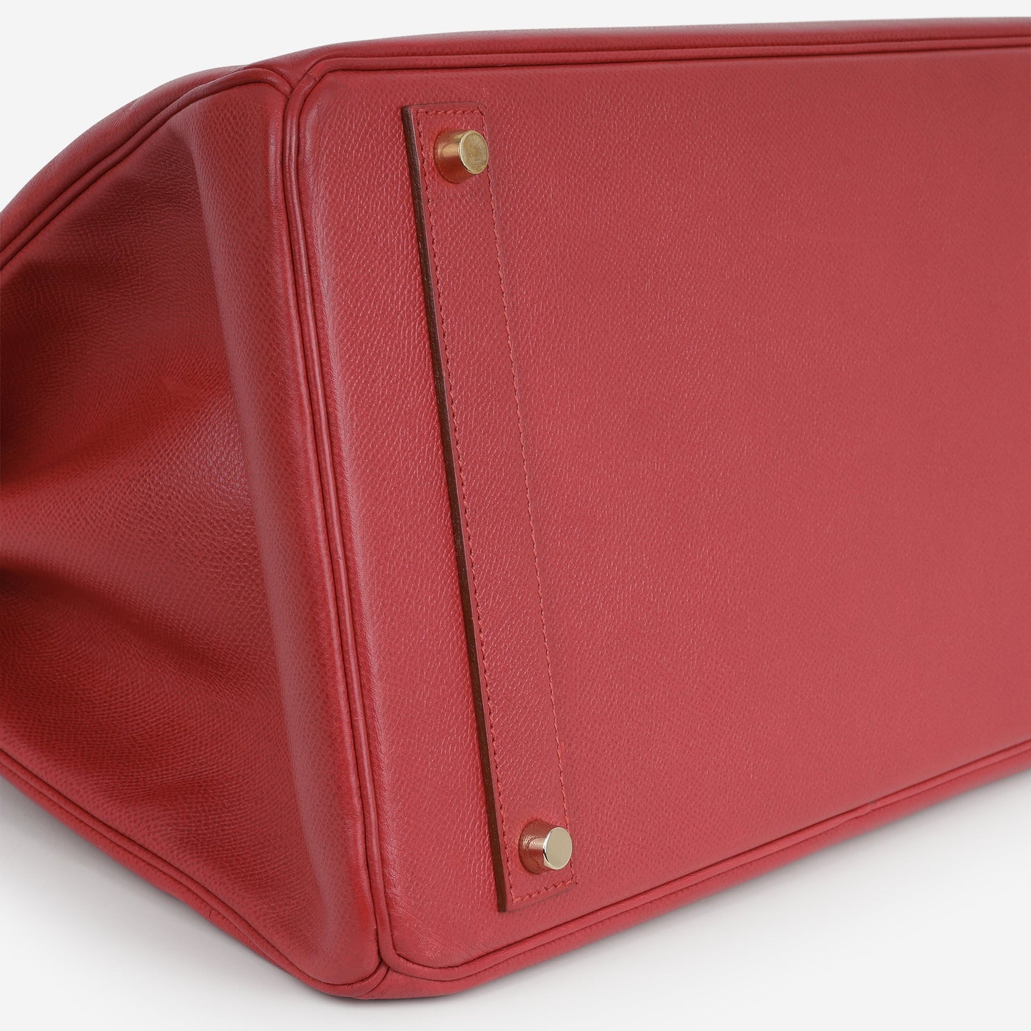 Hermès Vintage Birkin 40 - Rouge Vif Courchevel | Gold Hardware