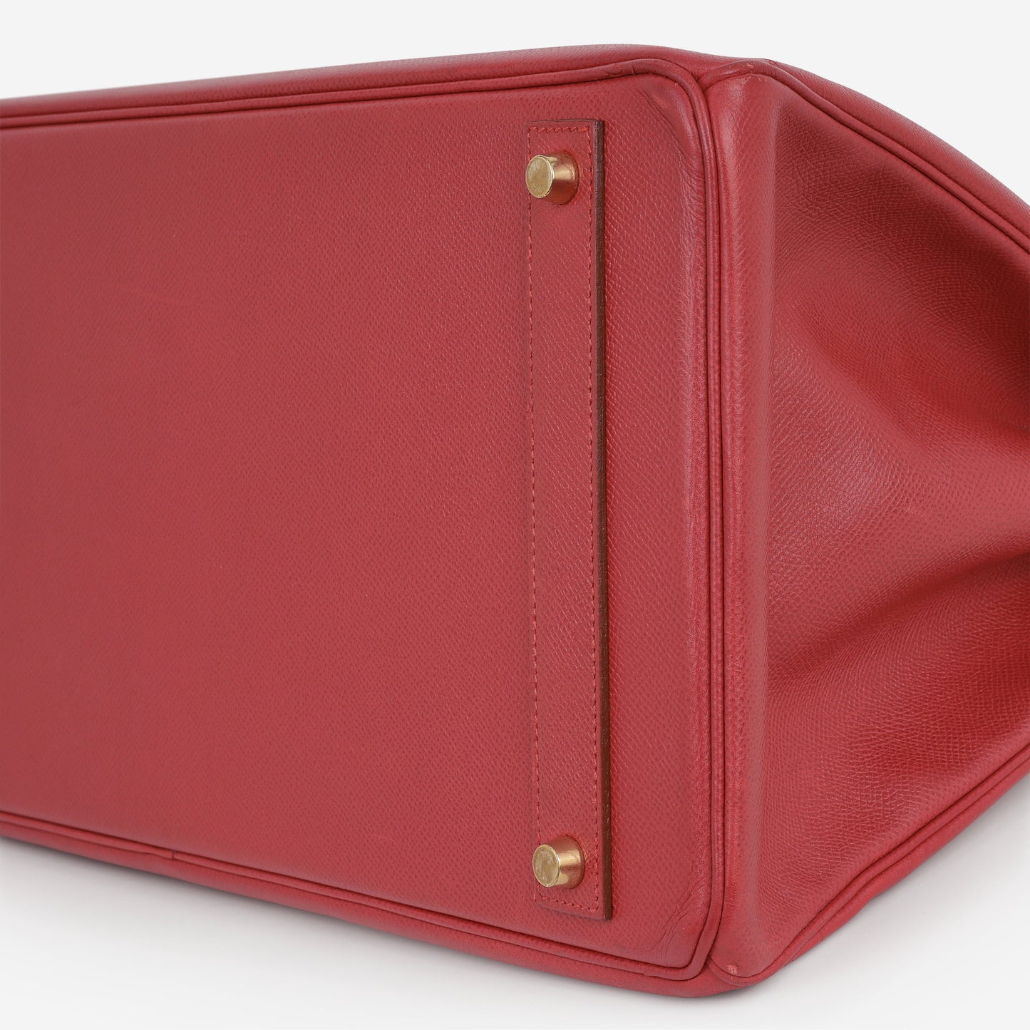 Hermès Vintage Birkin 40 - Rouge Vif Courchevel | Gold Hardware