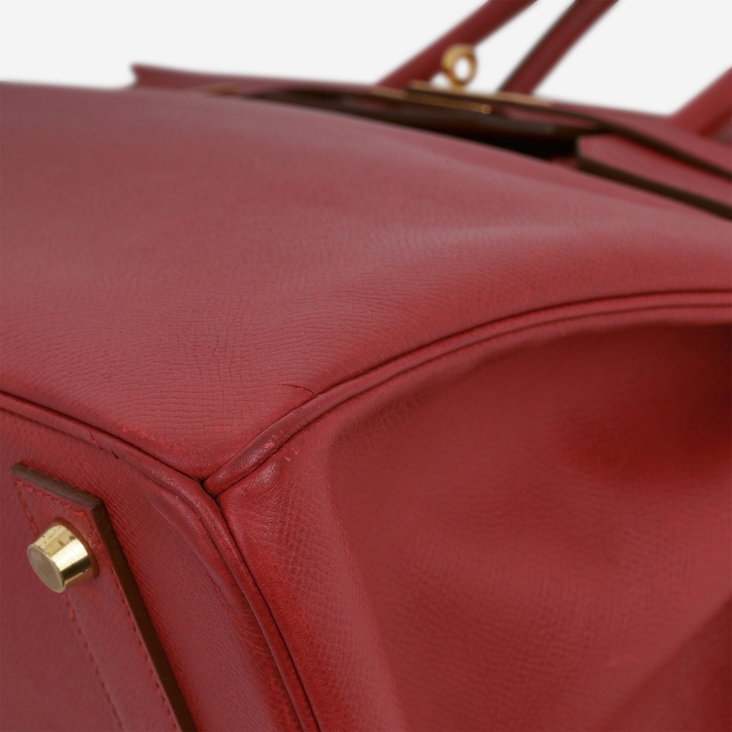 Hermès Vintage Birkin 40 - Rouge Vif Courchevel | Gold Hardware
