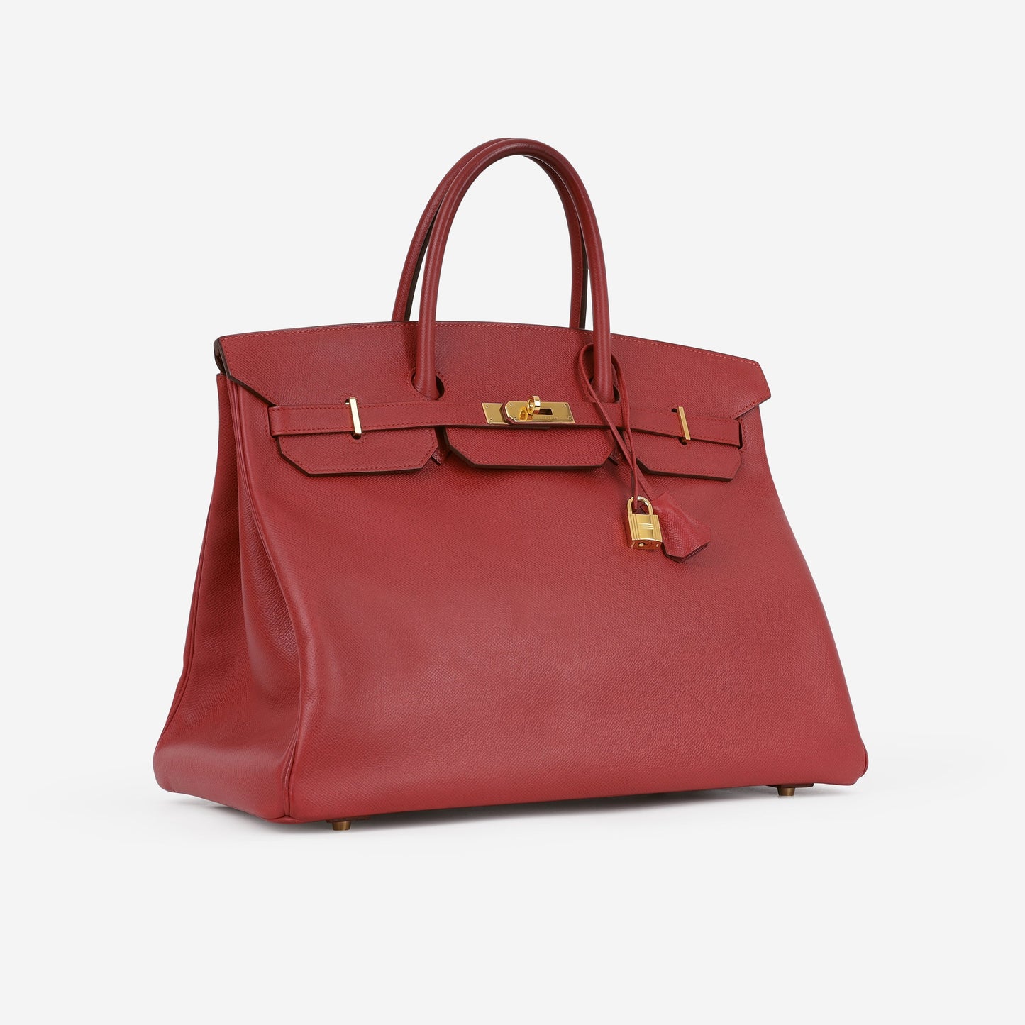 Hermès Vintage Birkin 40 - Rouge Vif Courchevel | Gold Hardware
