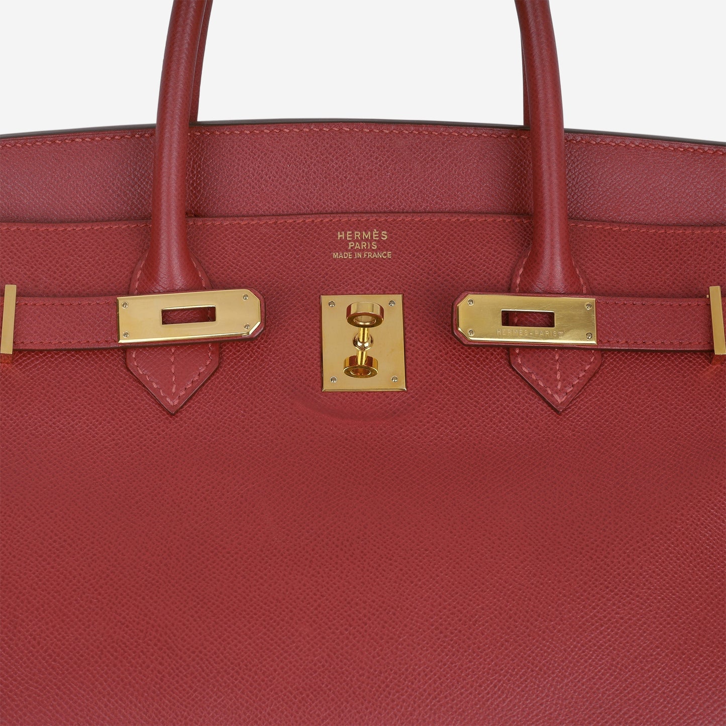 Hermès Vintage Birkin 40 - Rouge Vif Courchevel | Gold Hardware