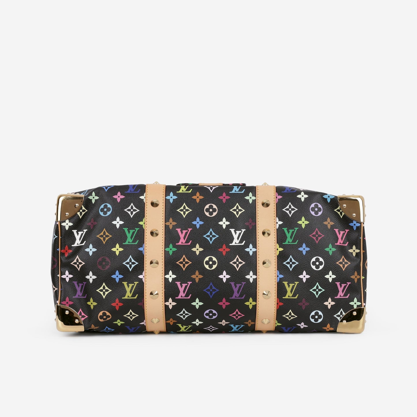 Louis Vuitton Takashi Murakami Keepall 45 - Black Multicolore Monogram | Gold Hardware
