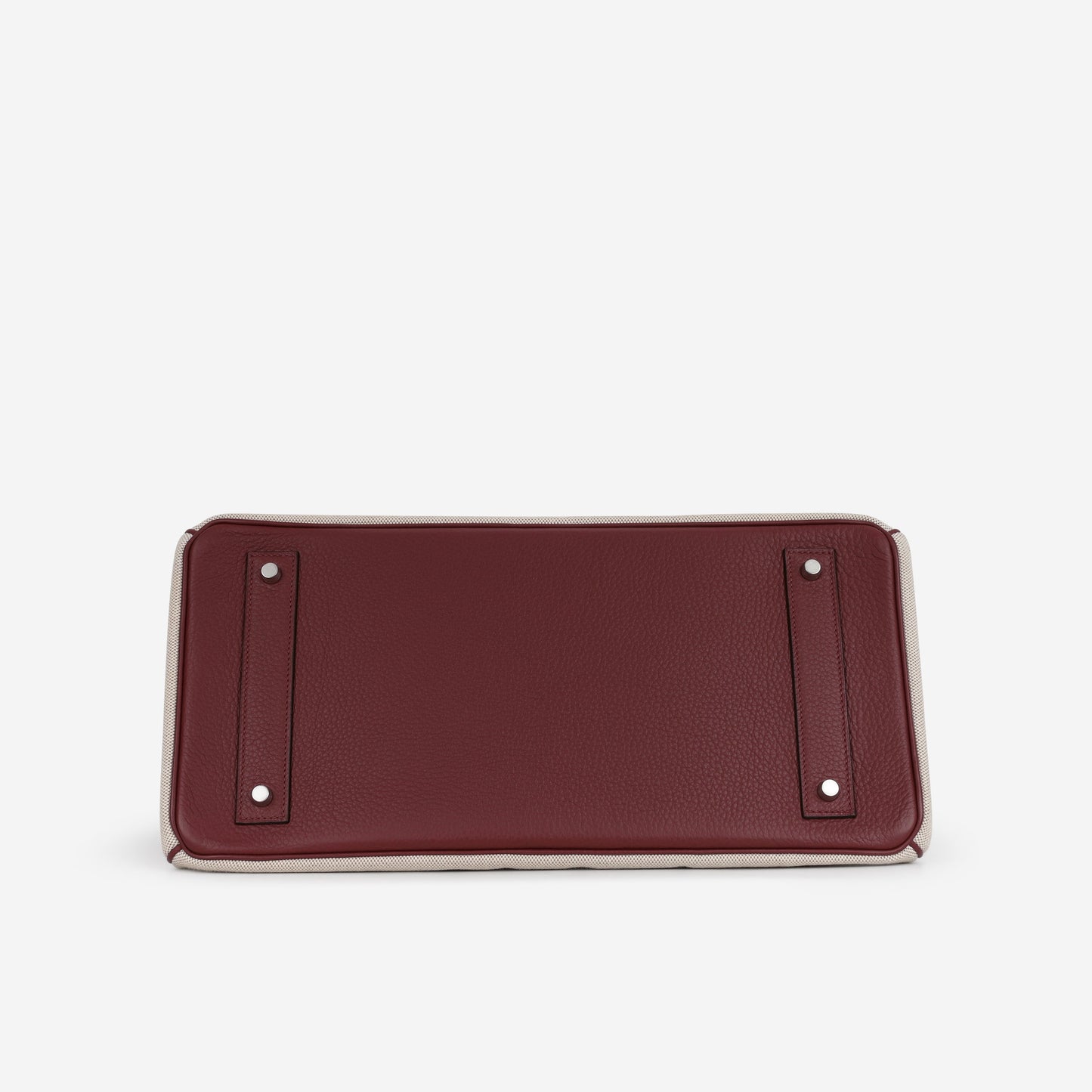 Hermès JPG Shoulder Birkin 42 - Rouge H Fjord / Toile | Palladium Hardware