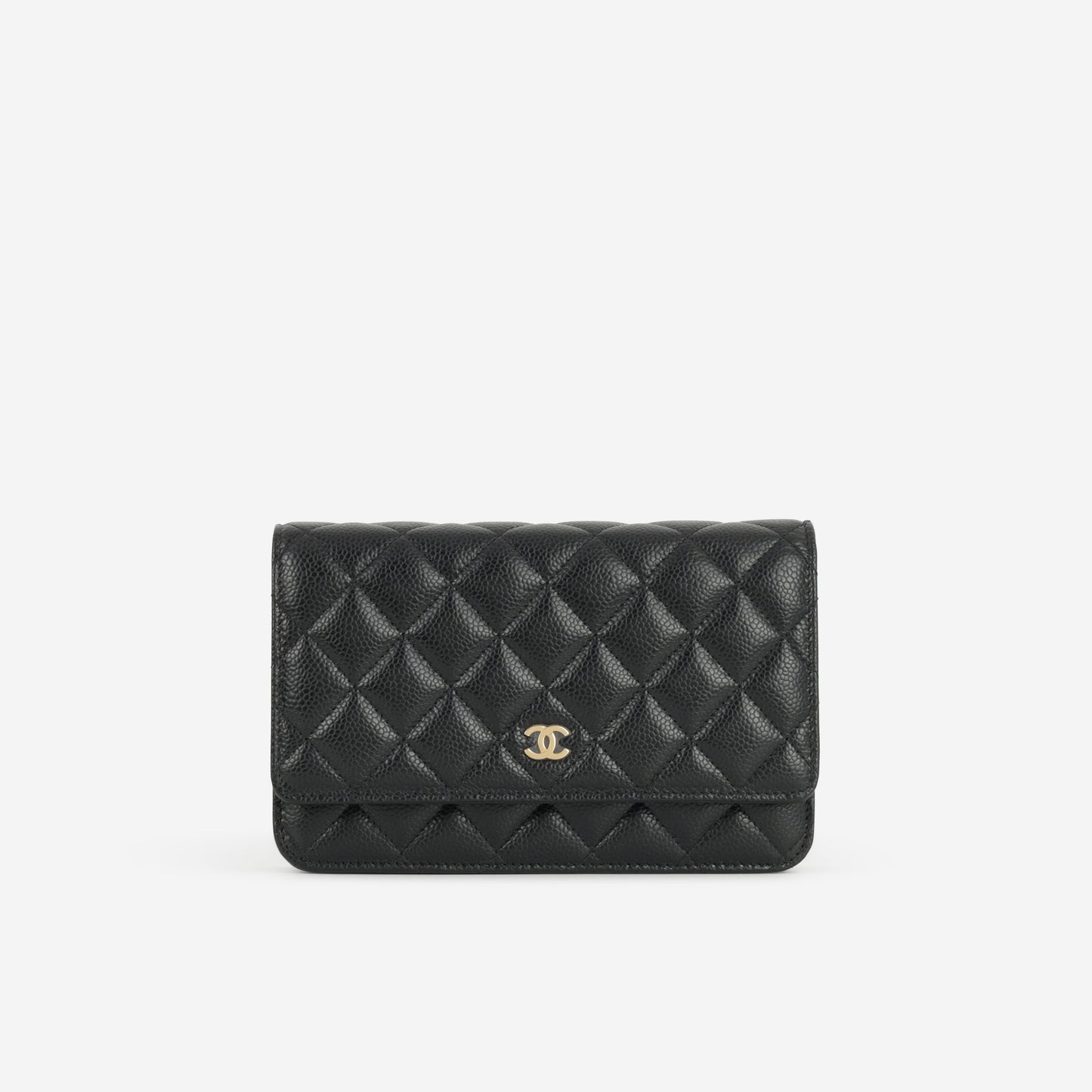 Chanel Classic Wallet on Chain - Black Caviar | Gold Hardware