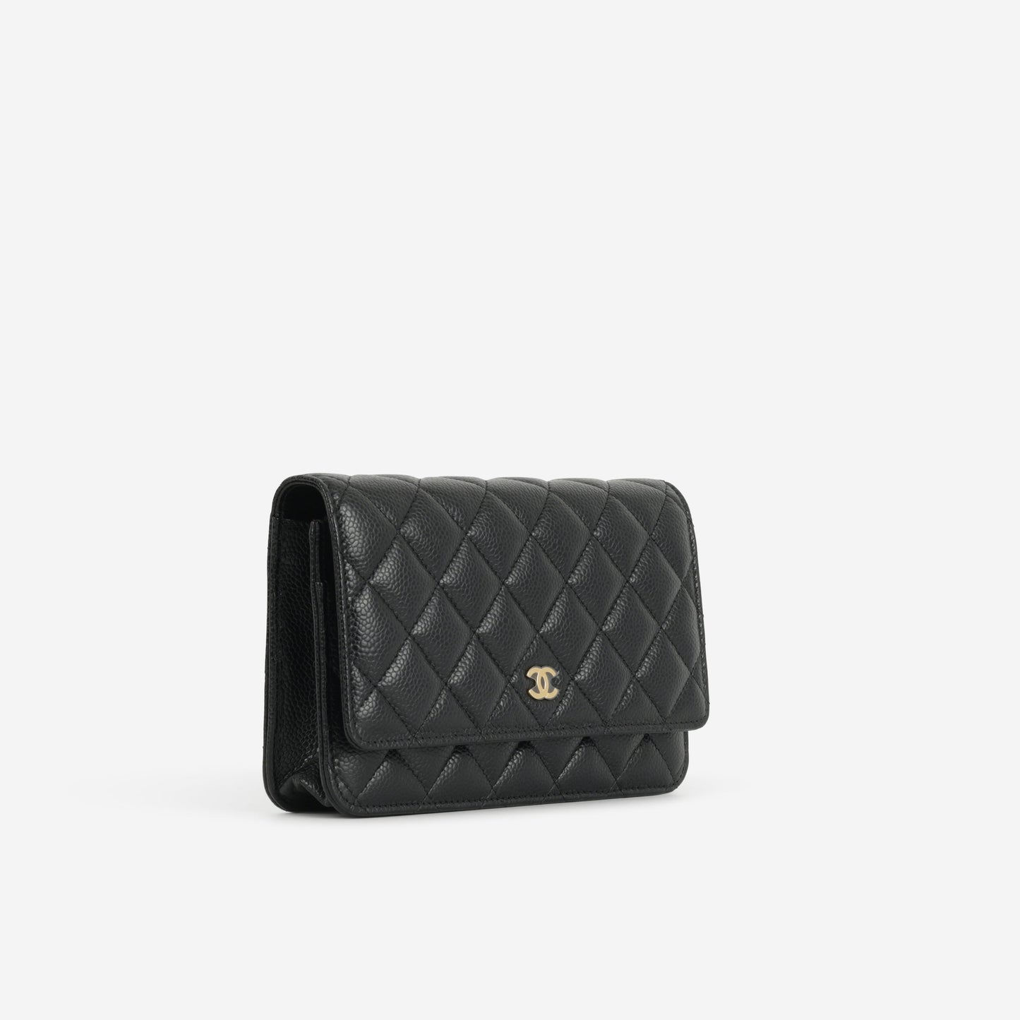 Chanel Classic Wallet on Chain - Black Caviar | Gold Hardware