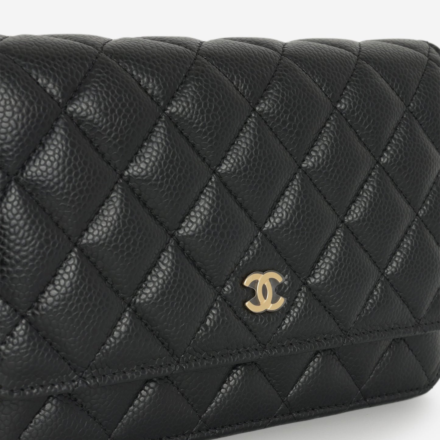 Chanel Classic Wallet on Chain - Black Caviar | Gold Hardware