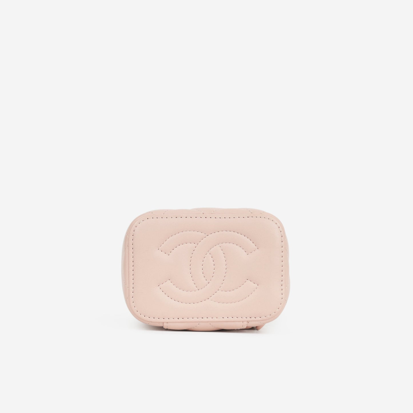 Chanel Mini Vanity Pearl Crush - Light Pink Lambskin | Gold Hardware