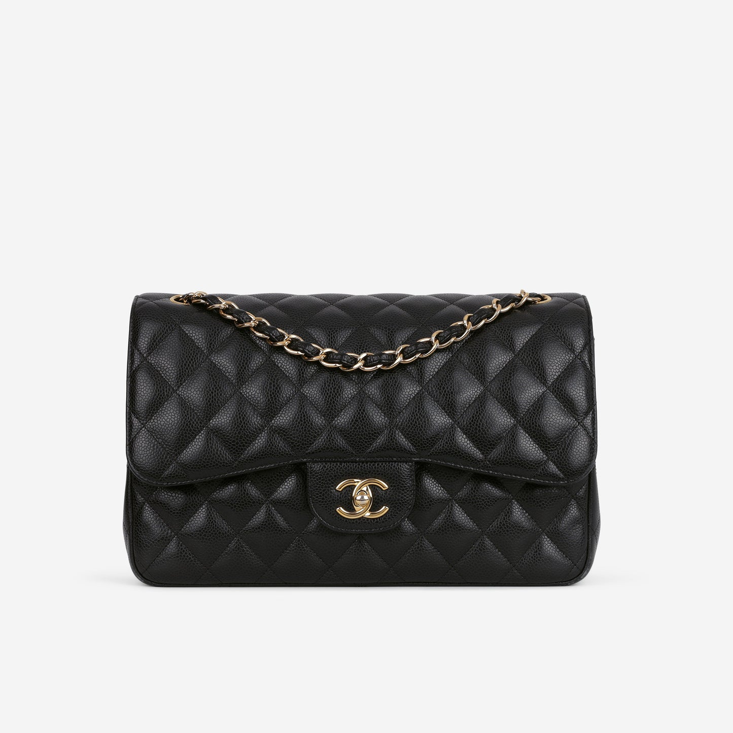 Chanel Jumbo Classic Flap - Black Caviar | Gold Hardware