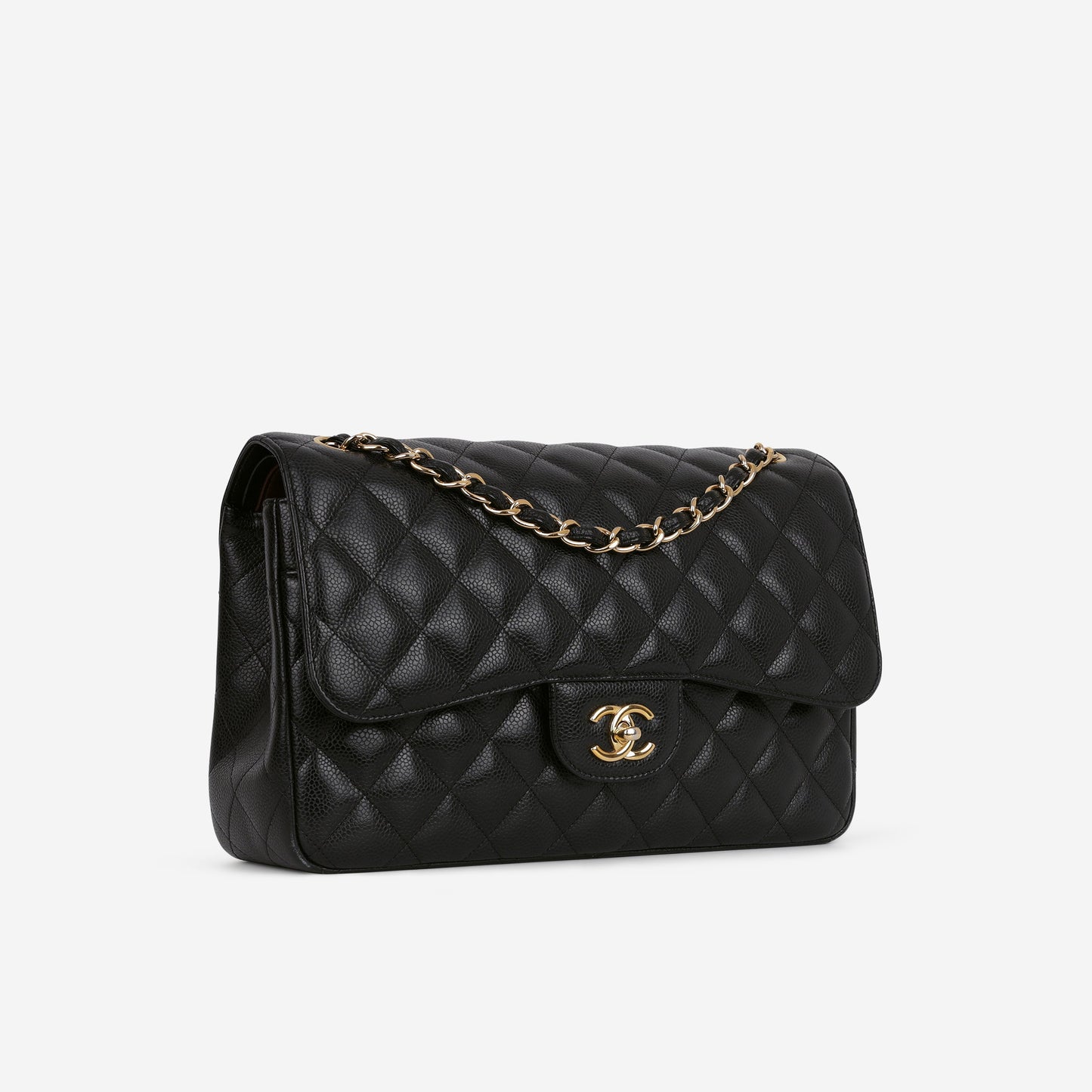 Chanel Jumbo Classic Flap - Black Caviar | Gold Hardware